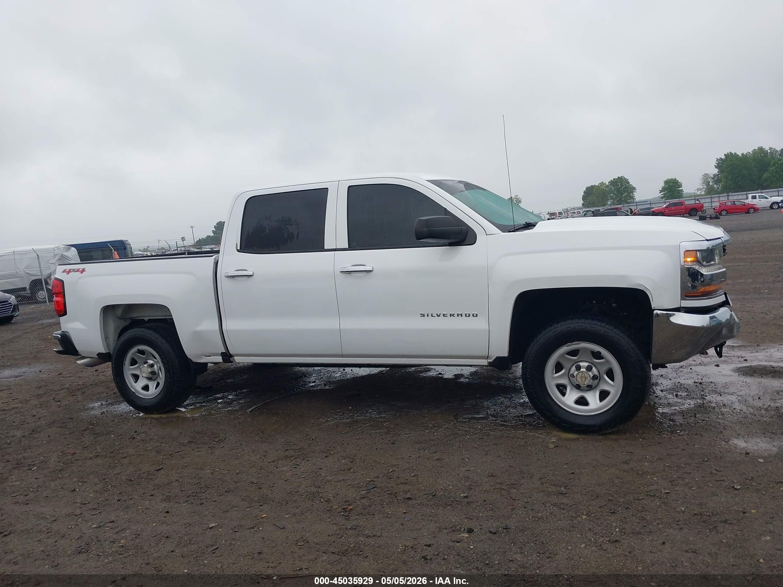 2017 Chevrolet Silverado 1500 Wt Белый vin: 3GCUKNEC3HG287482