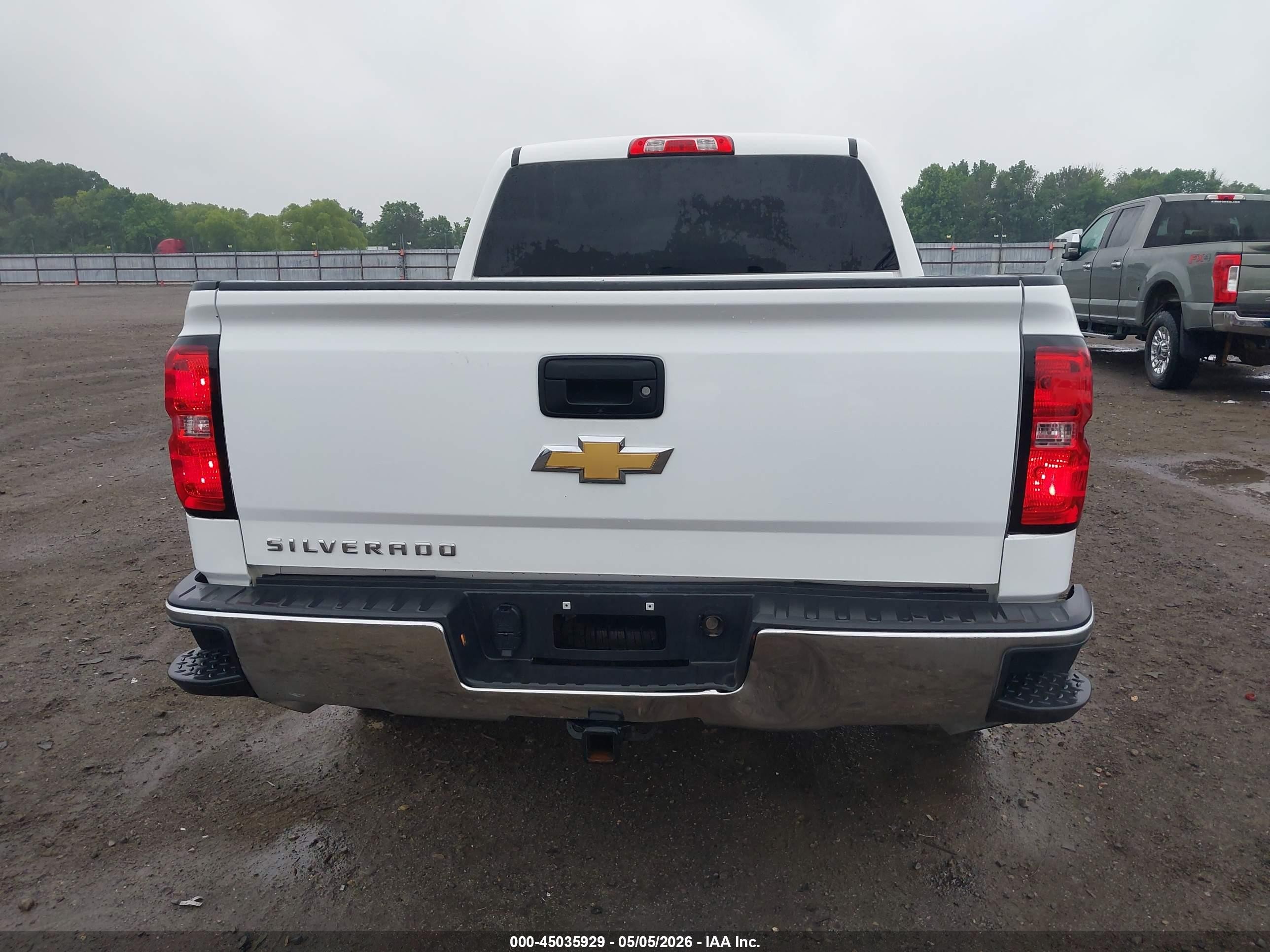 2017 Chevrolet Silverado 1500 Wt Белый vin: 3GCUKNEC3HG287482