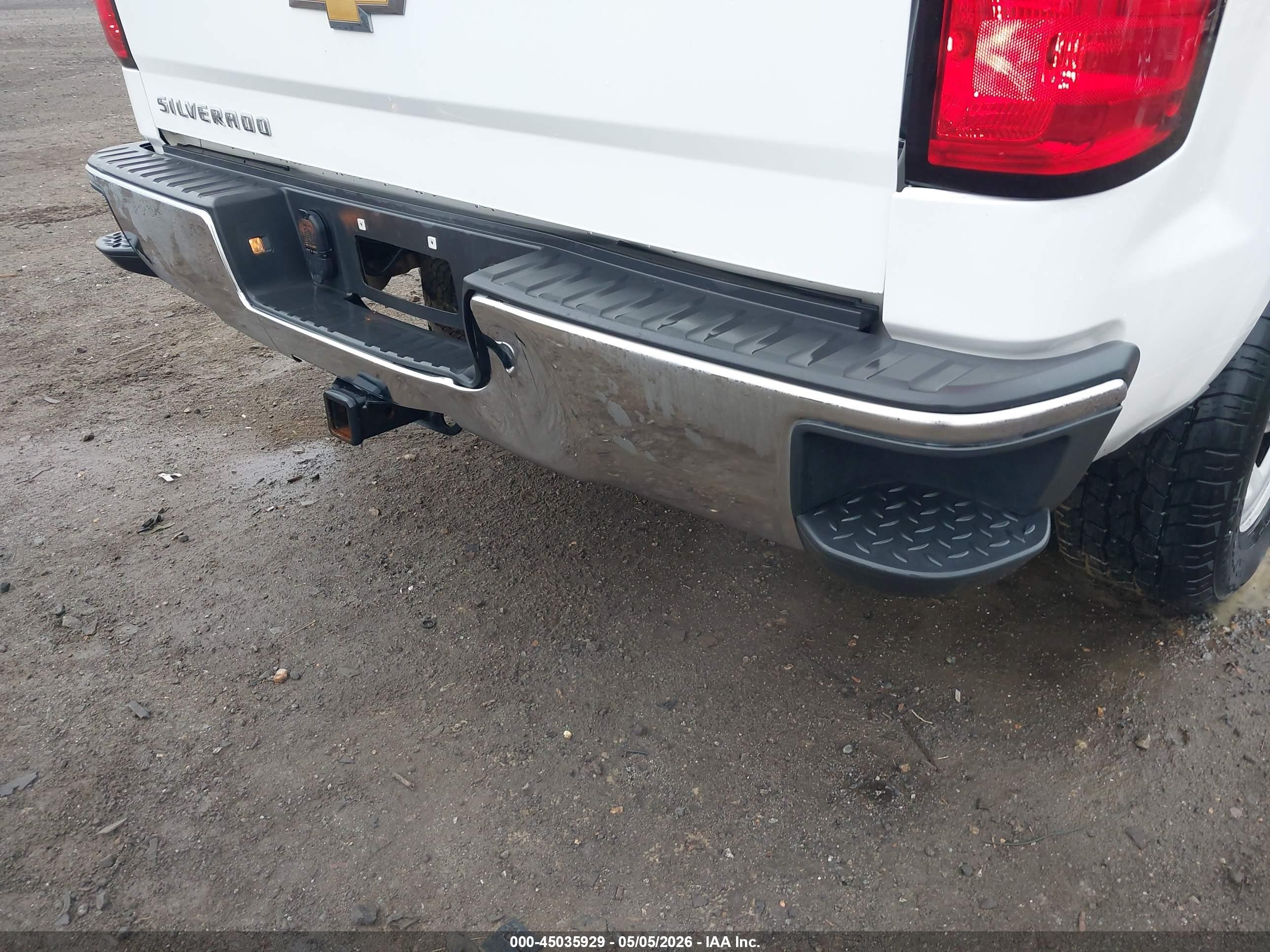 2017 Chevrolet Silverado 1500 Wt Белый vin: 3GCUKNEC3HG287482
