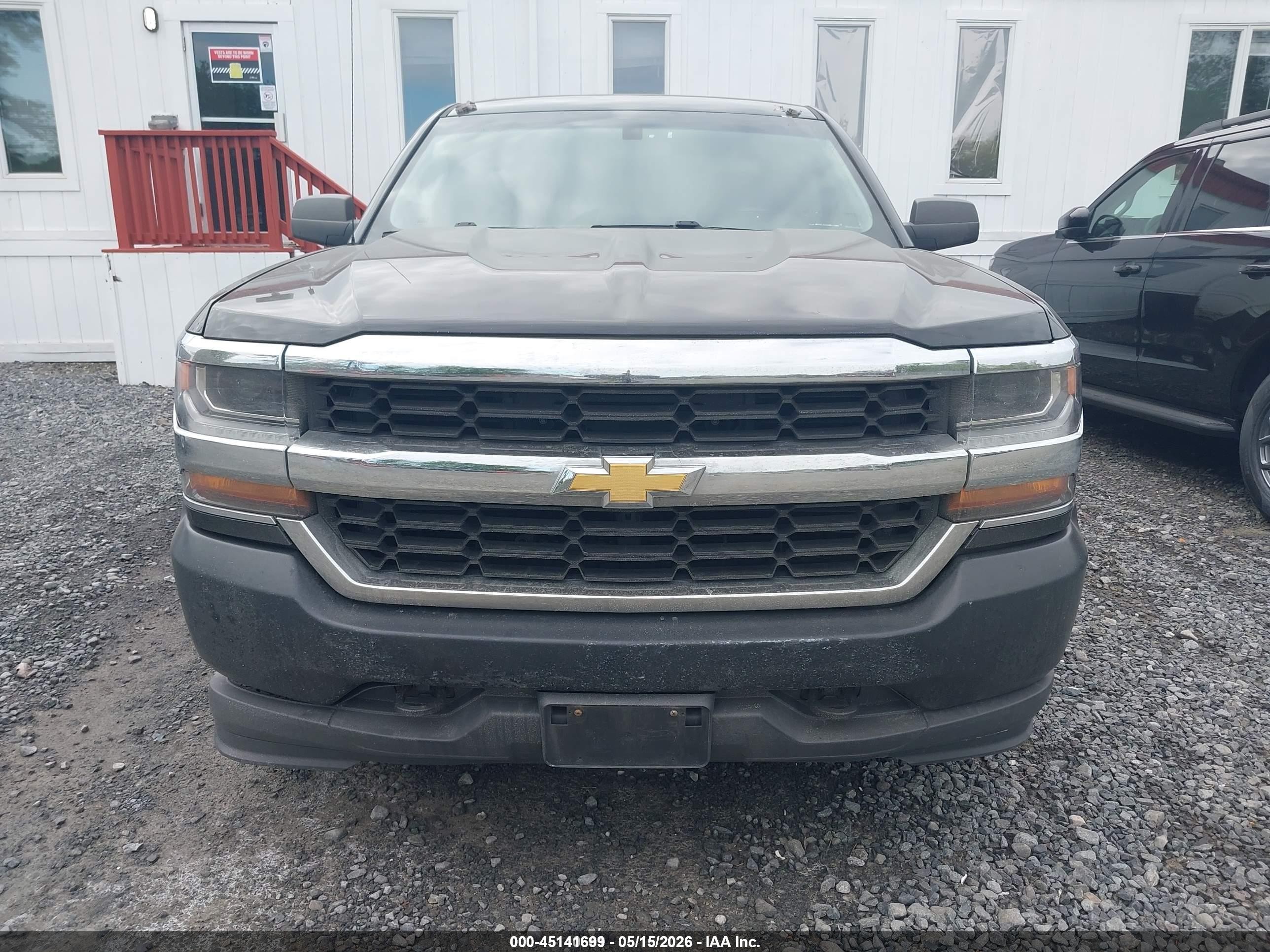 2017 Chevrolet Silverado 1500 Wt Black vin: 3GCUKNEH3HG199110