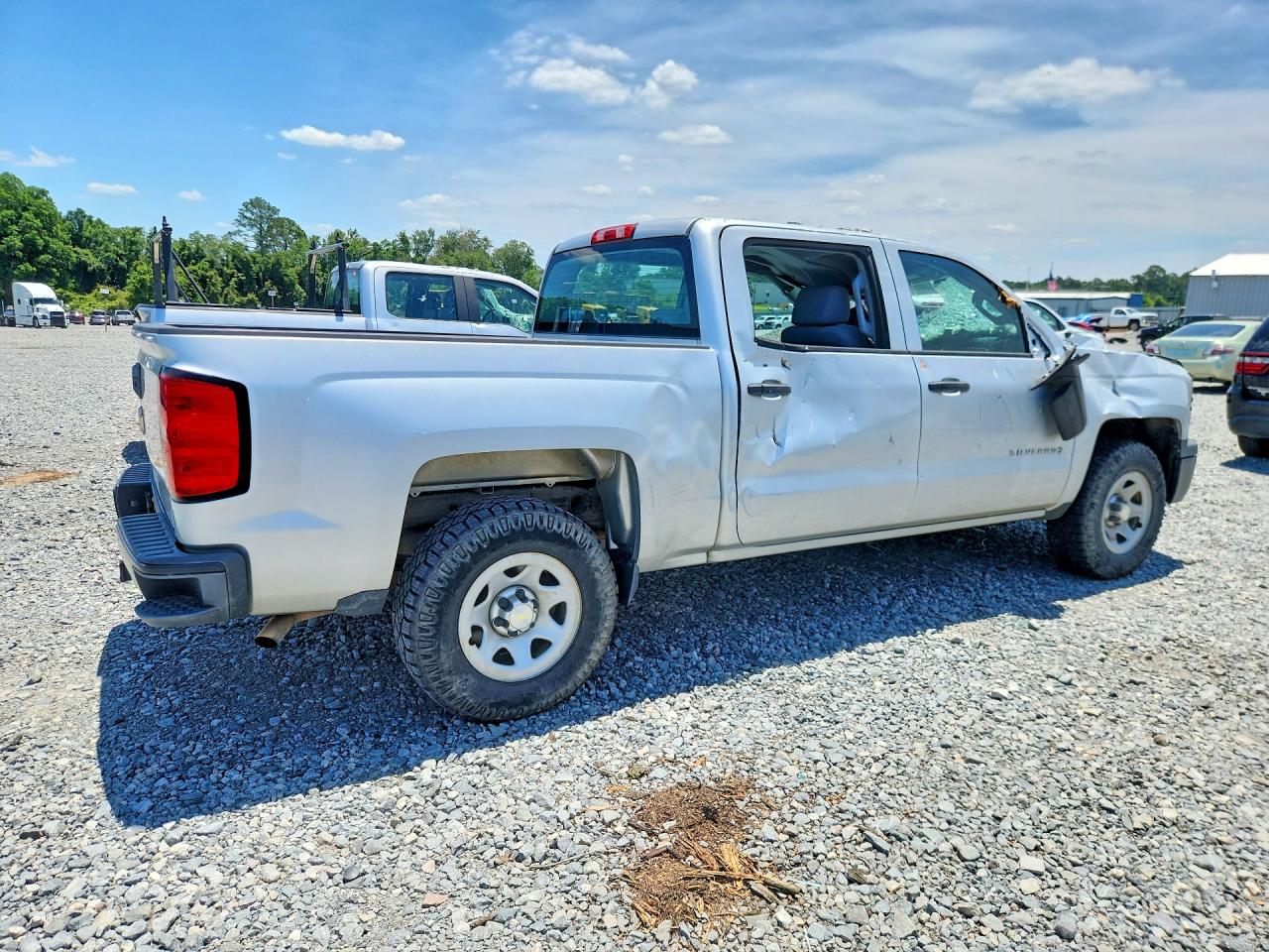 2015 Chevrolet Silverado K1500 Silver vin: 3GCUKPEC0FG171391