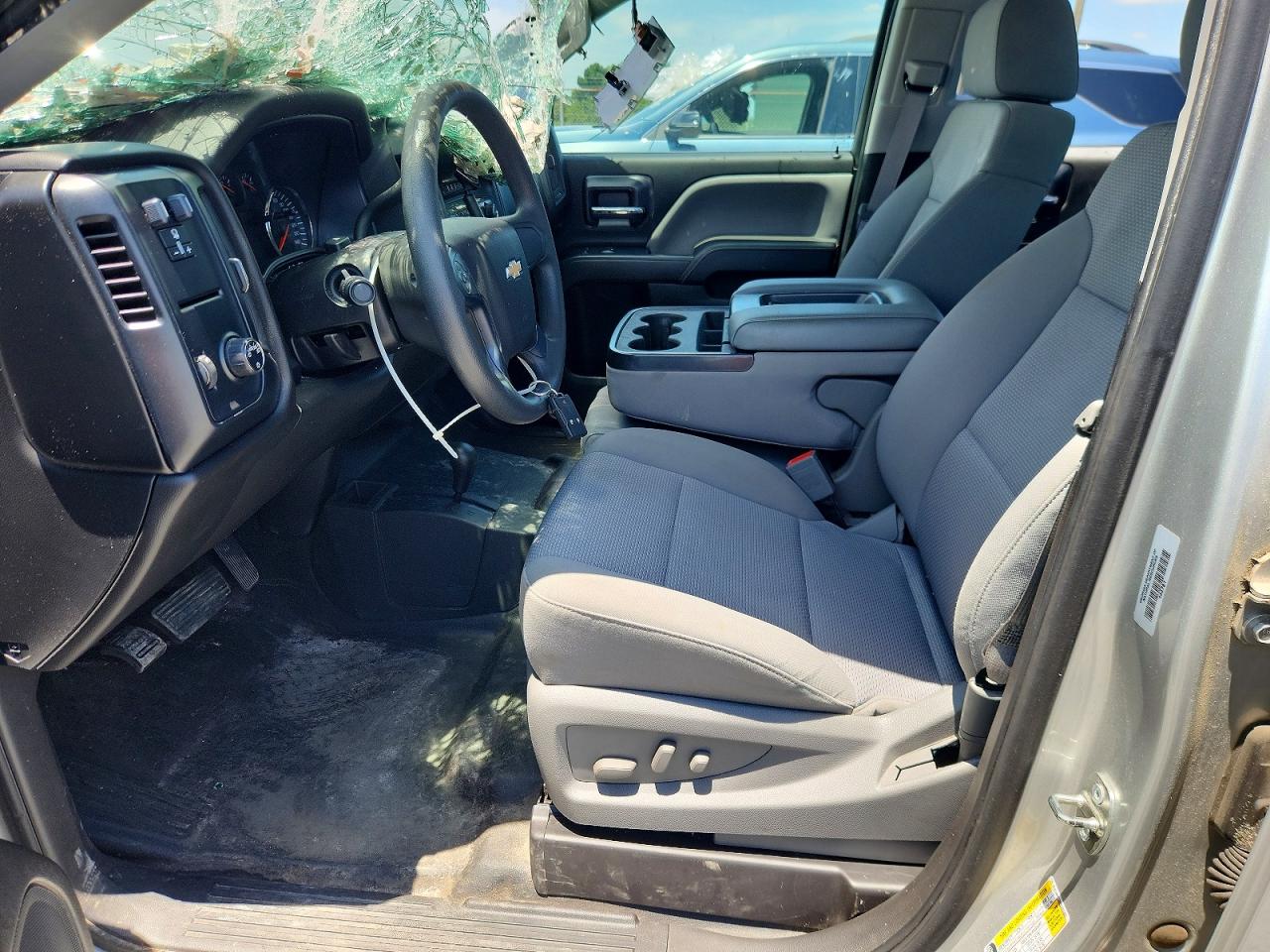 2015 Chevrolet Silverado K1500 Silver vin: 3GCUKPEC0FG171391
