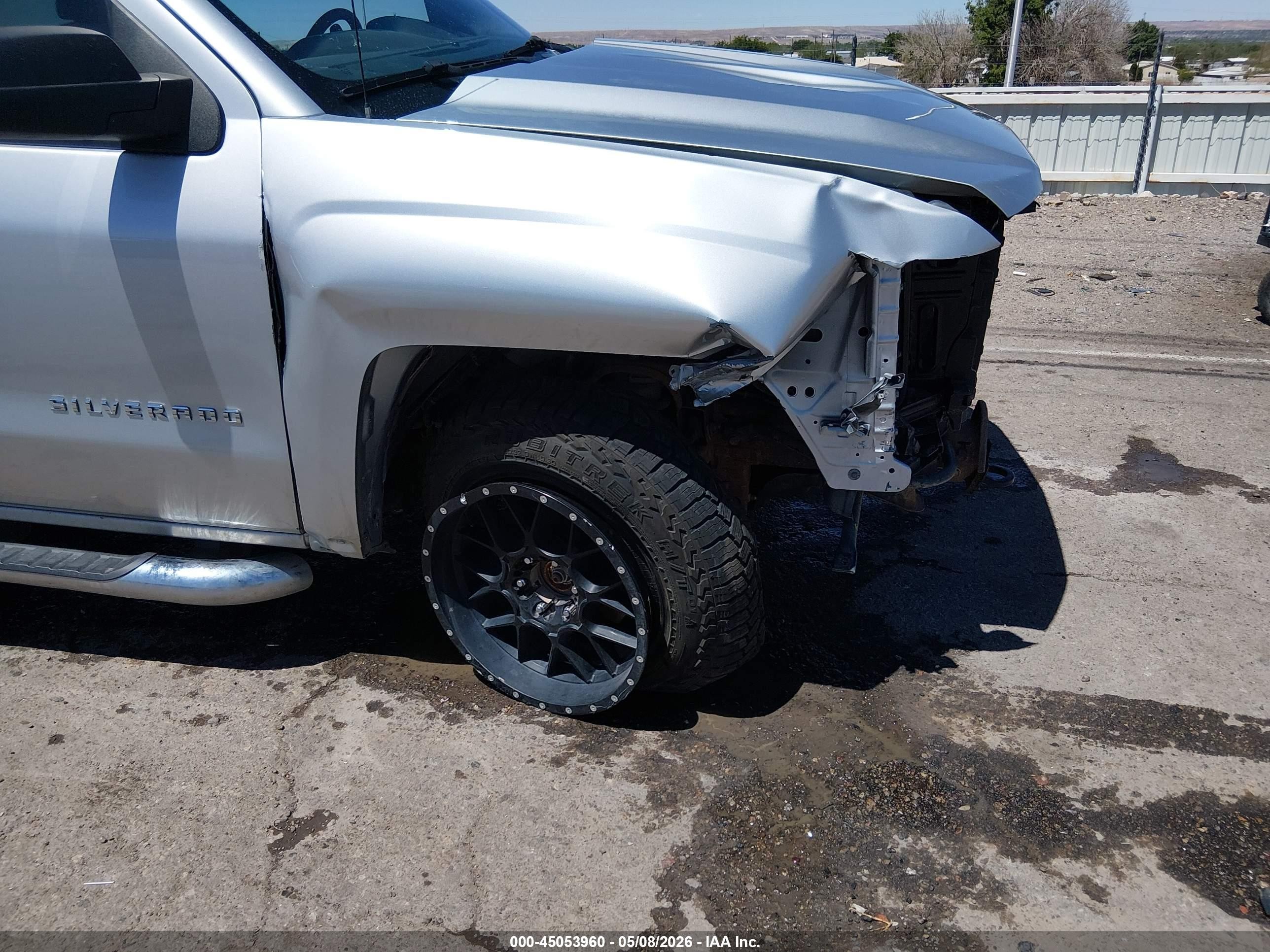 2018 Chevrolet Silverado 1500 Custom Серебряный vin: 3GCUKPEC0JG214135