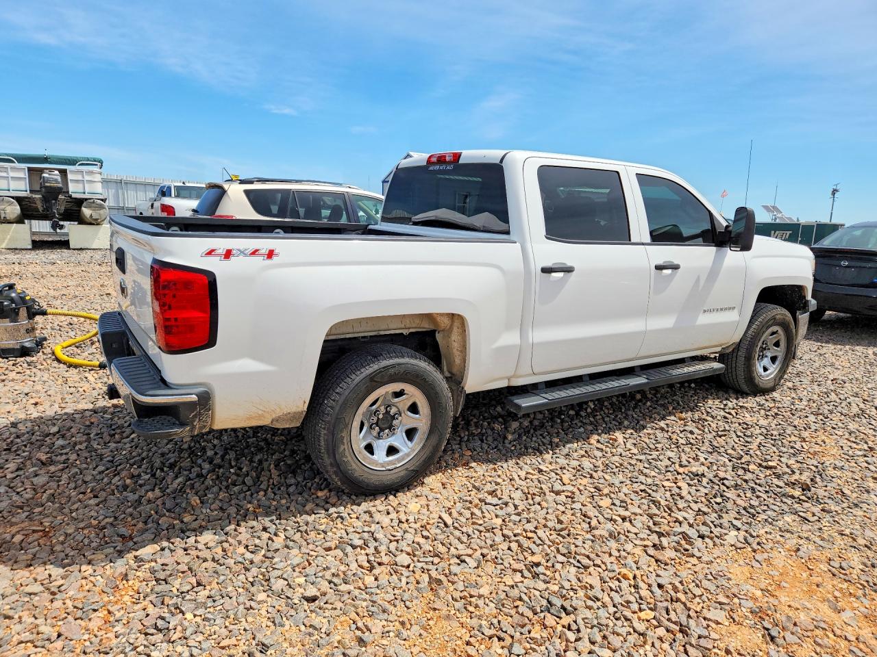 2015 Chevrolet Silverado K1500 White vin: 3GCUKPEC3FG173782