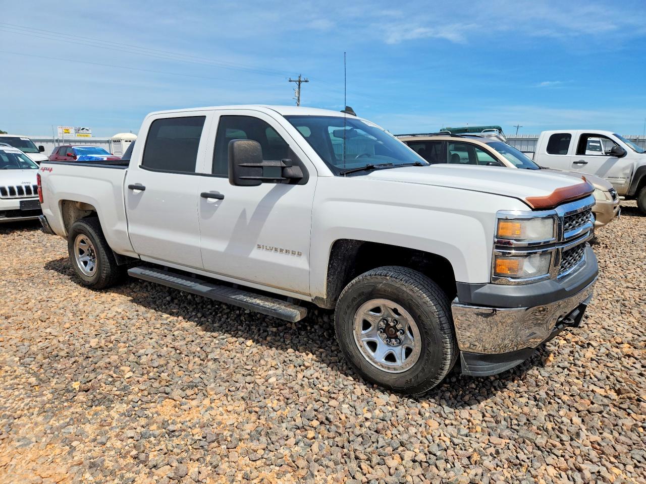 2015 Chevrolet Silverado K1500 White vin: 3GCUKPEC3FG173782