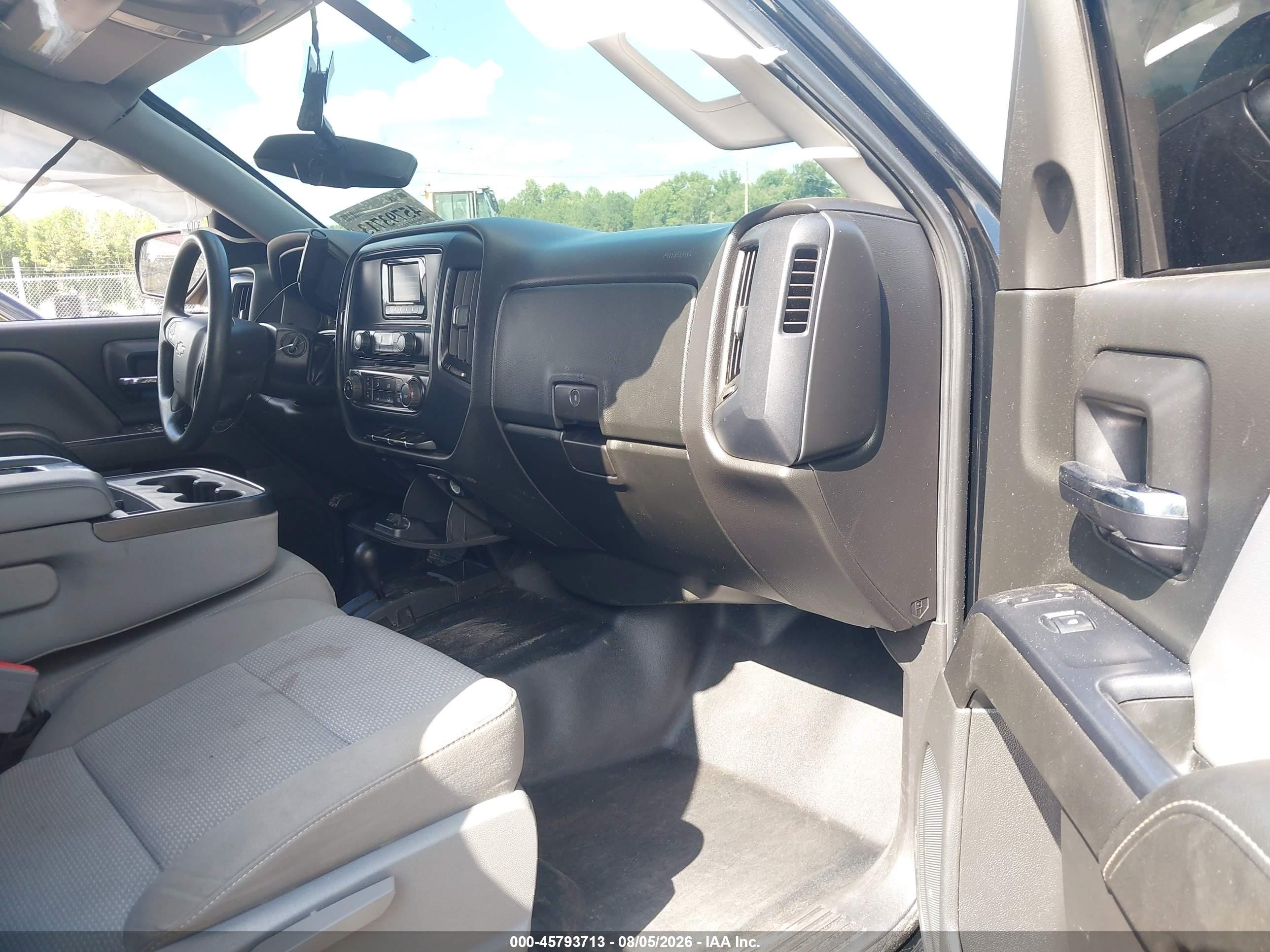 2015 Chevrolet Silverado 1500 Ls Black vin: 3GCUKPEC3FG455551