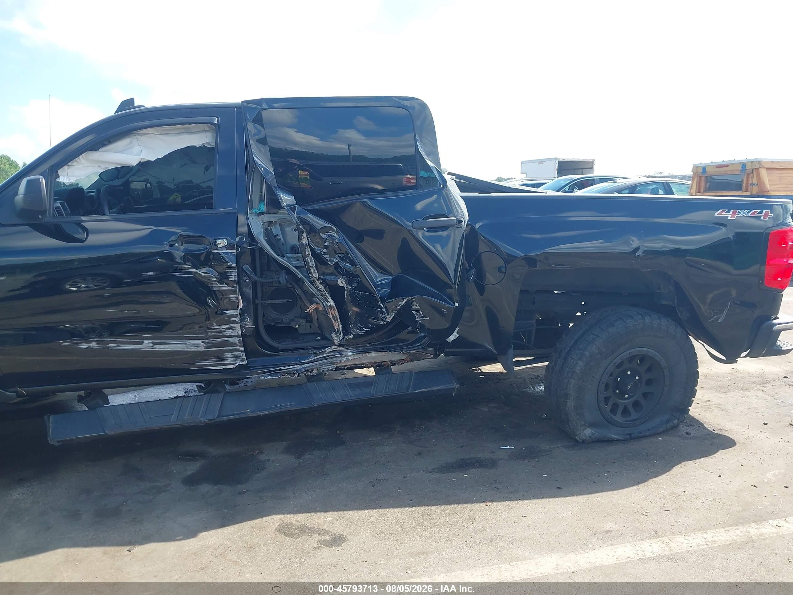 2015 Chevrolet Silverado 1500 Ls Black vin: 3GCUKPEC3FG455551