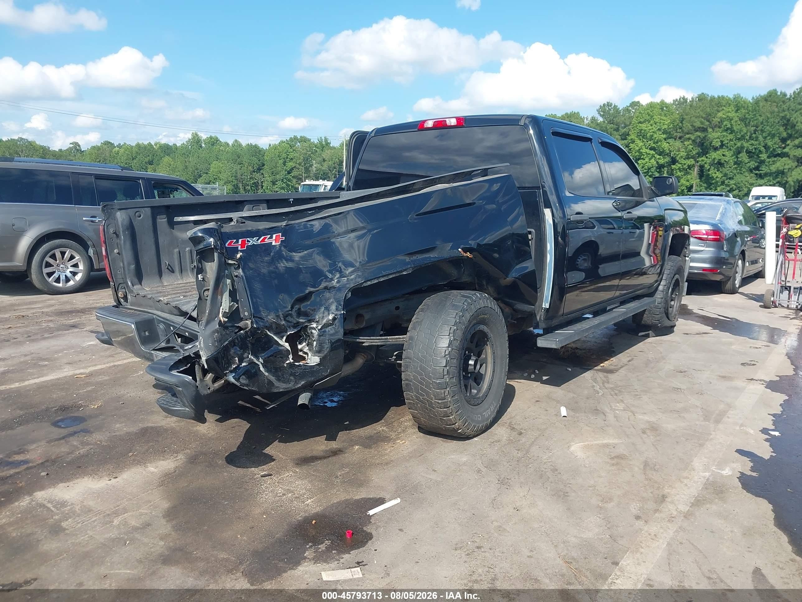 2015 Chevrolet Silverado 1500 Ls Black vin: 3GCUKPEC3FG455551