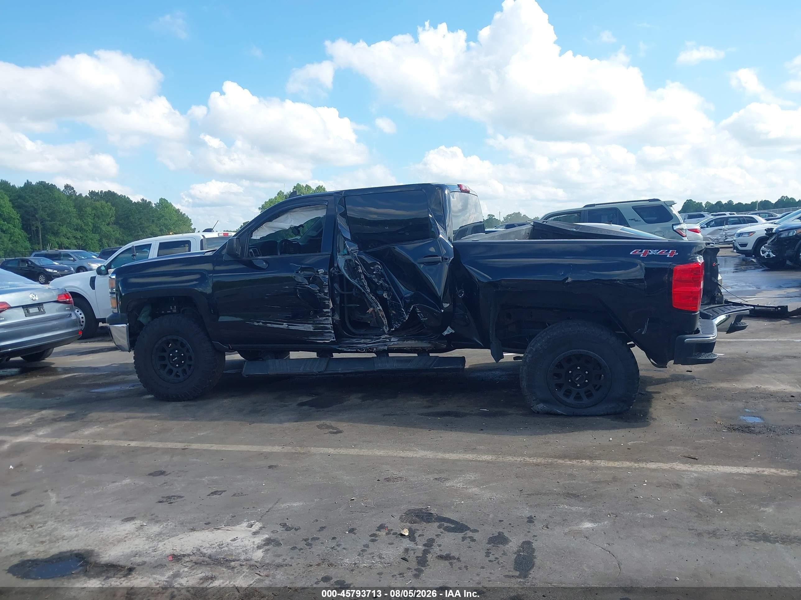 2015 Chevrolet Silverado 1500 Ls Black vin: 3GCUKPEC3FG455551