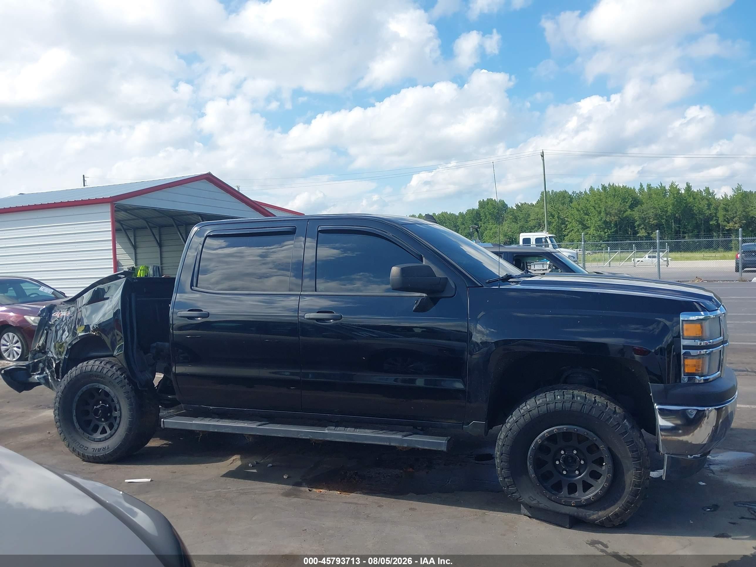 2015 Chevrolet Silverado 1500 Ls Black vin: 3GCUKPEC3FG455551