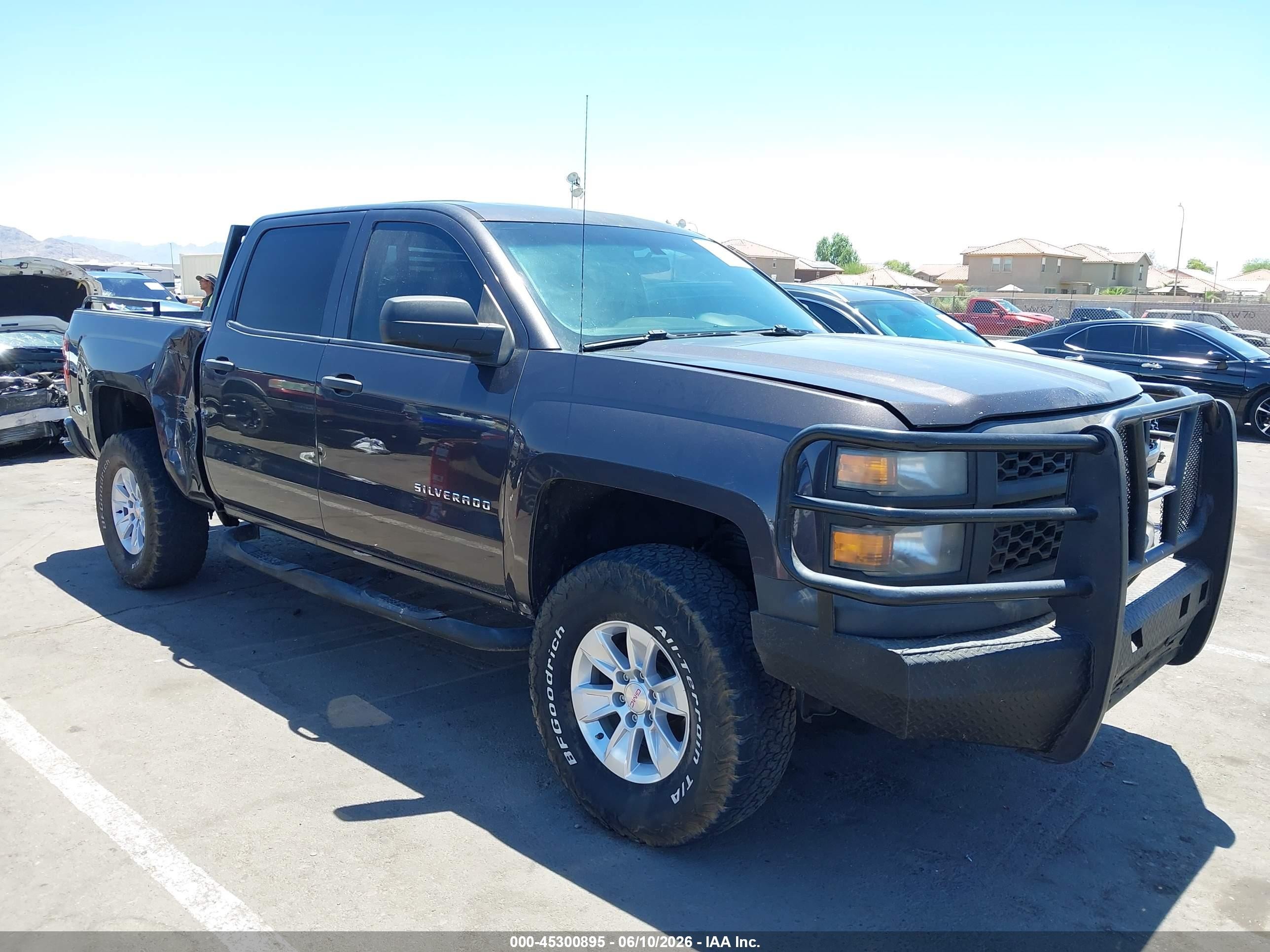 2014 Chevrolet Silverado 1500 Work Truck 1wt Black vin: 3GCUKPEC4EG342528