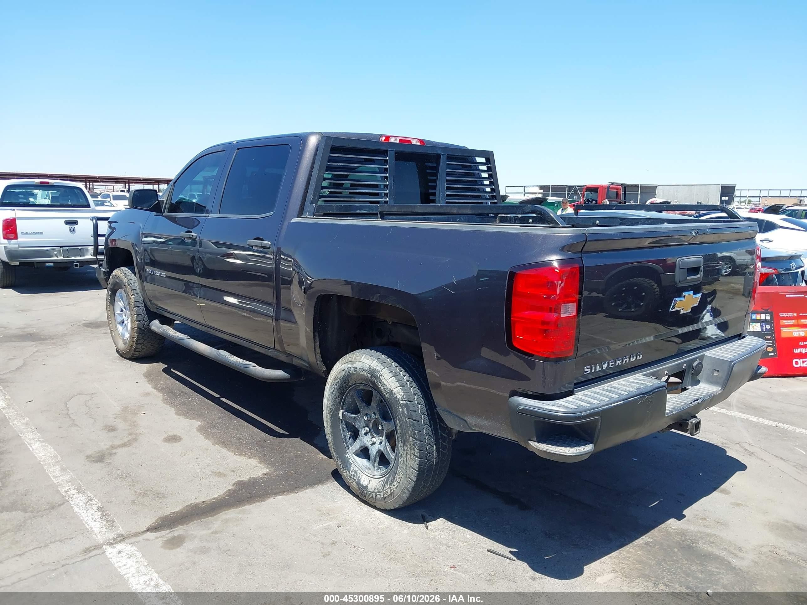 2014 Chevrolet Silverado 1500 Work Truck 1wt Black vin: 3GCUKPEC4EG342528