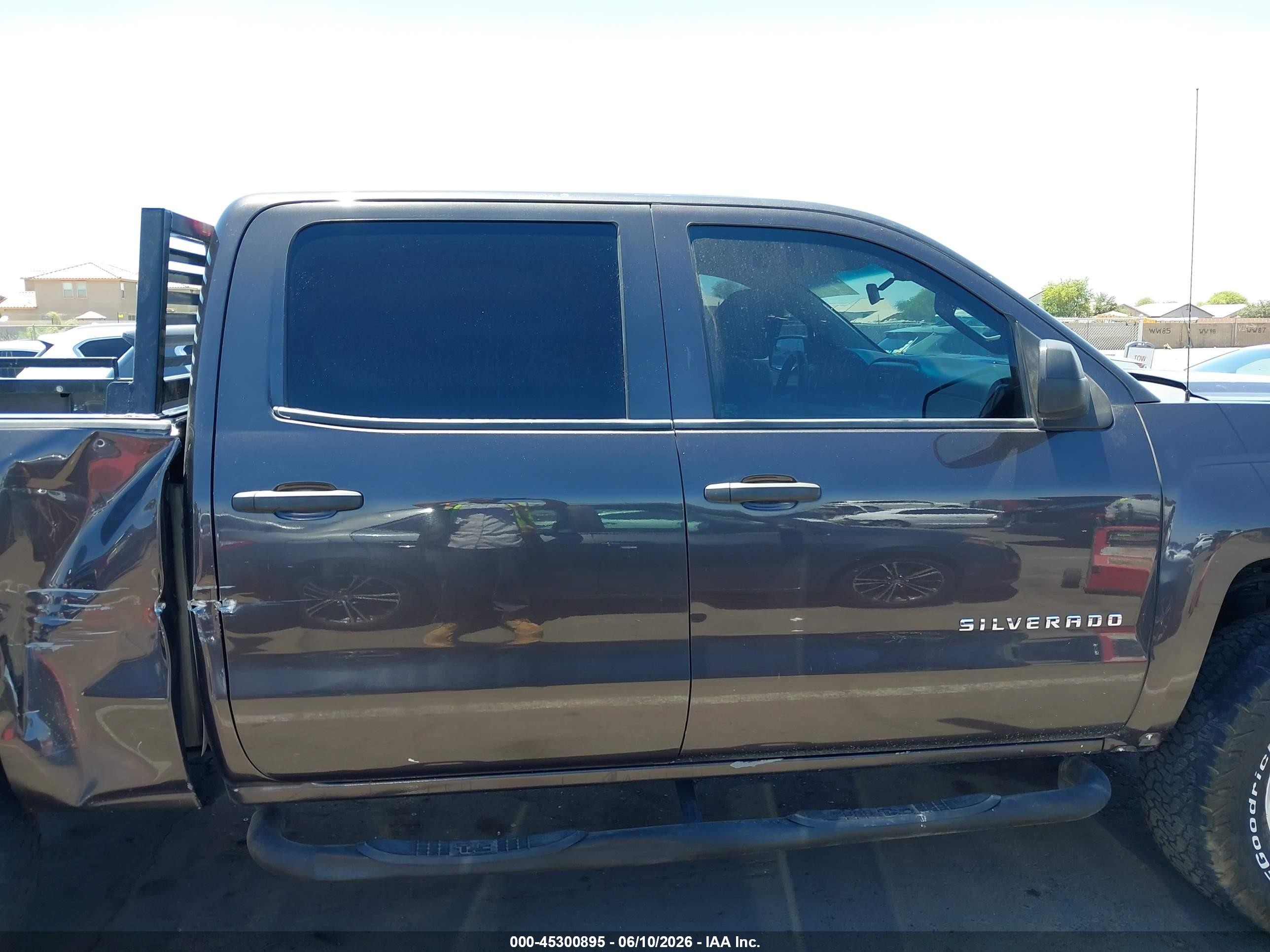 2014 Chevrolet Silverado 1500 Work Truck 1wt Black vin: 3GCUKPEC4EG342528