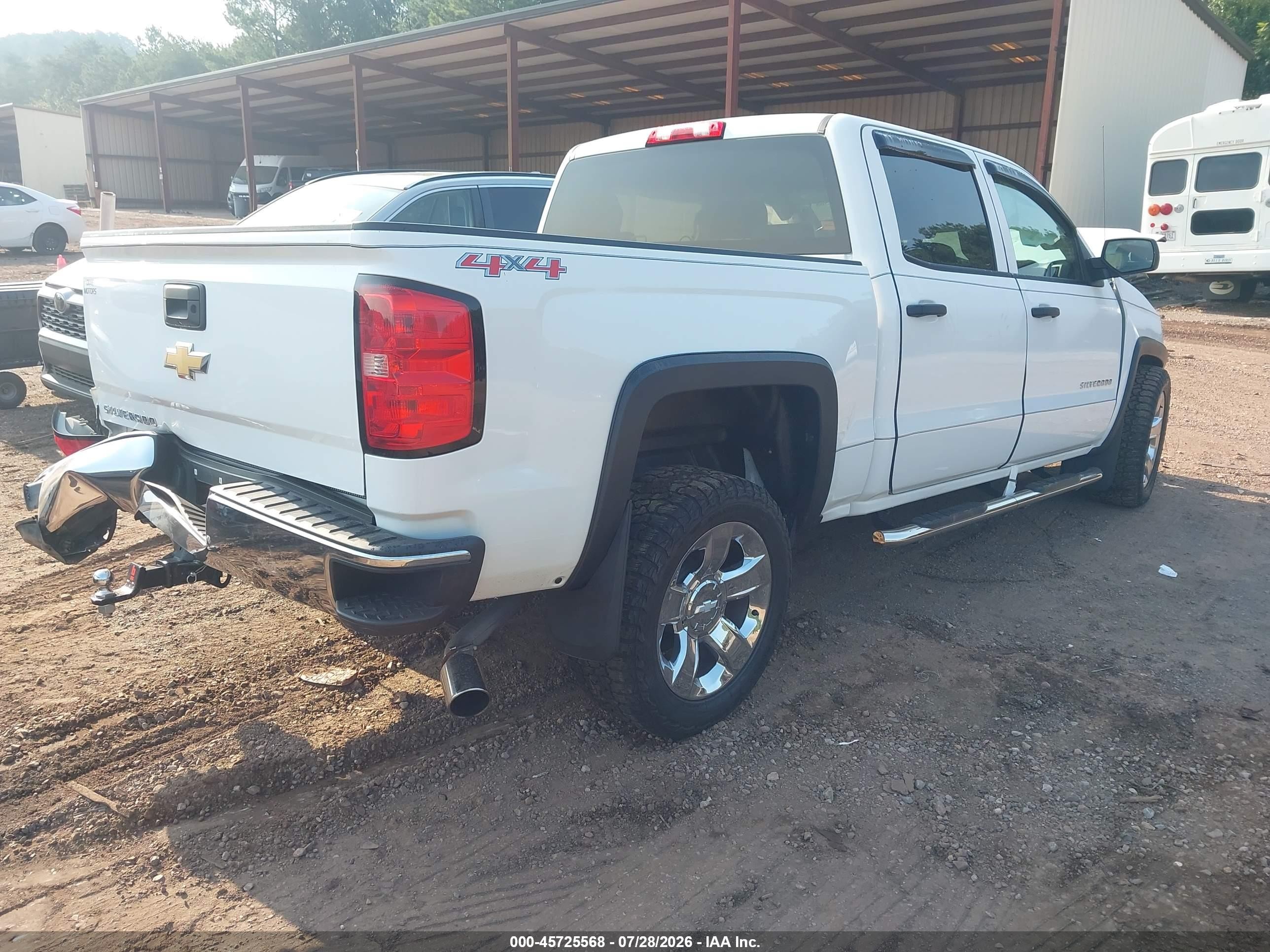 2015 Chevrolet Silverado 1500 Ls Белый vin: 3GCUKPEC4FG166310