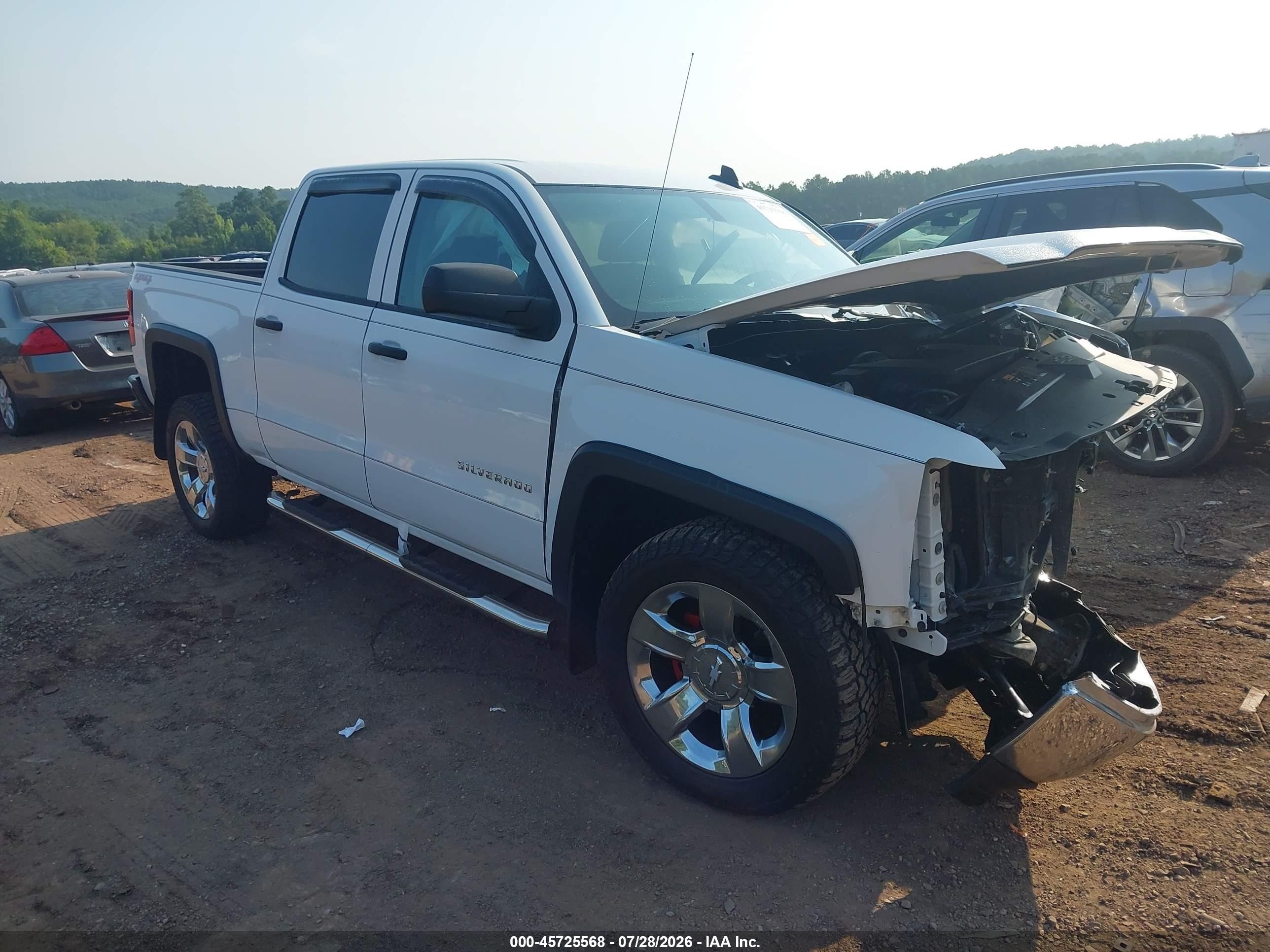 2015 Chevrolet Silverado 1500 Ls Белый vin: 3GCUKPEC4FG166310