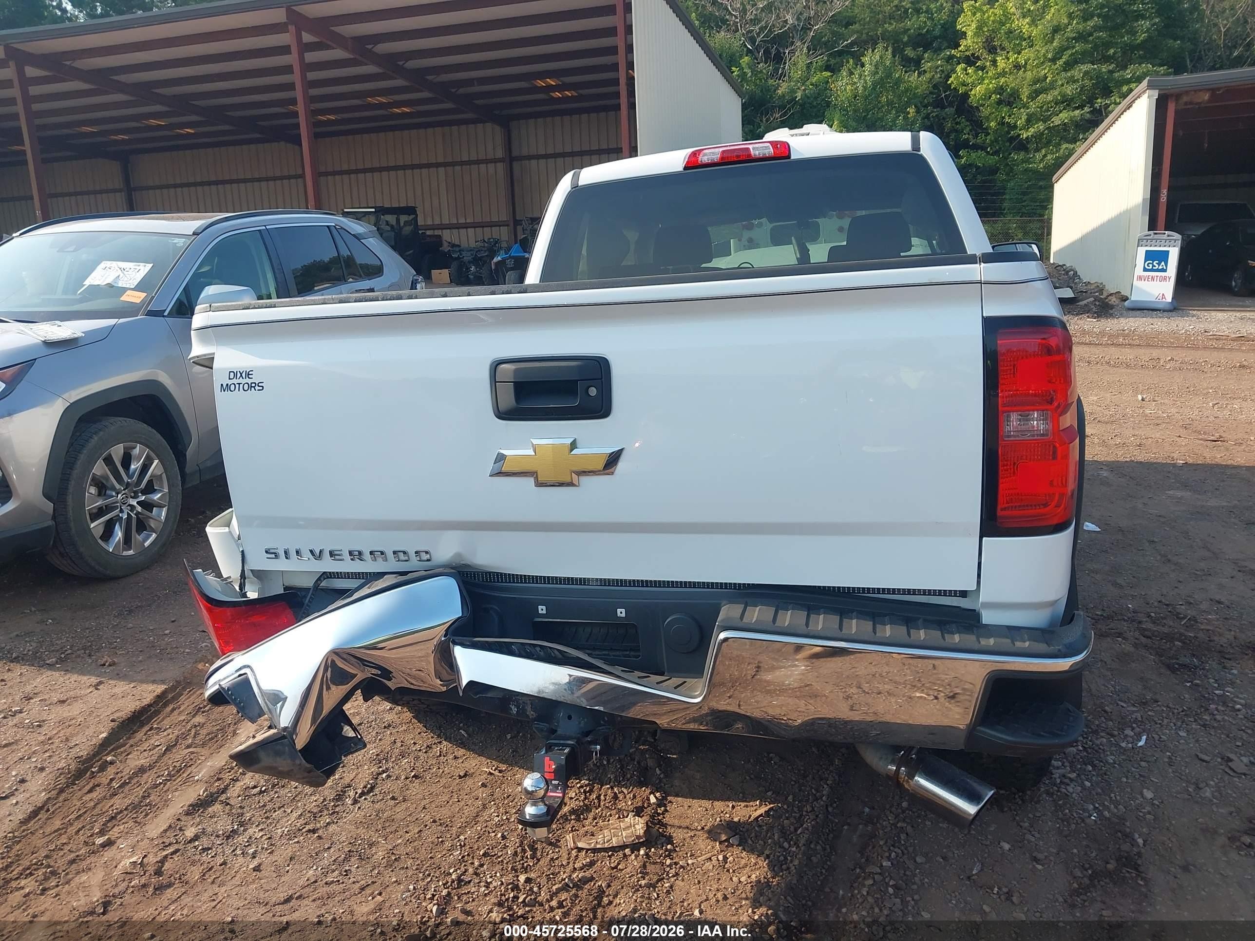 2015 Chevrolet Silverado 1500 Ls Белый vin: 3GCUKPEC4FG166310