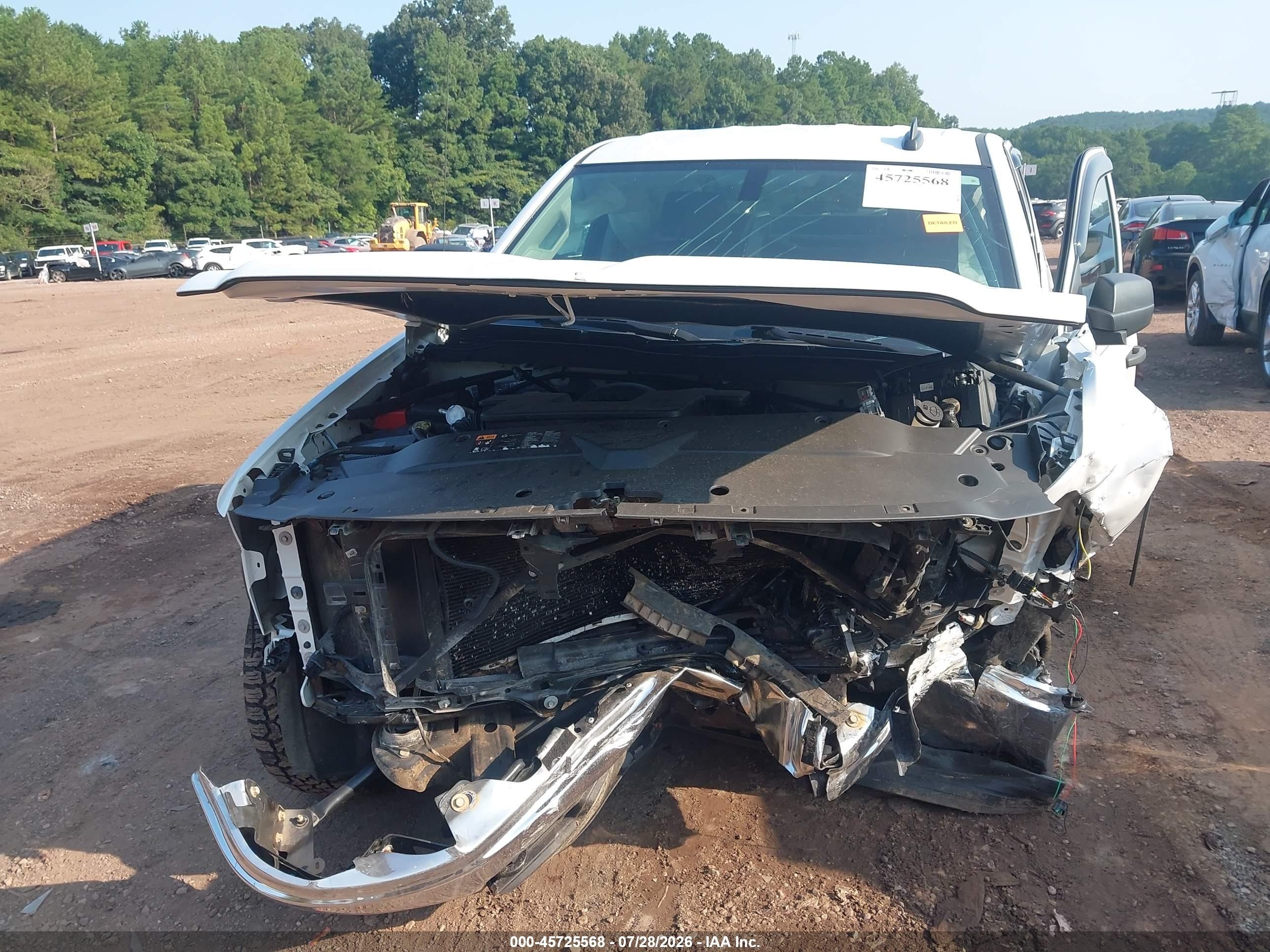 2015 Chevrolet Silverado 1500 Ls Белый vin: 3GCUKPEC4FG166310
