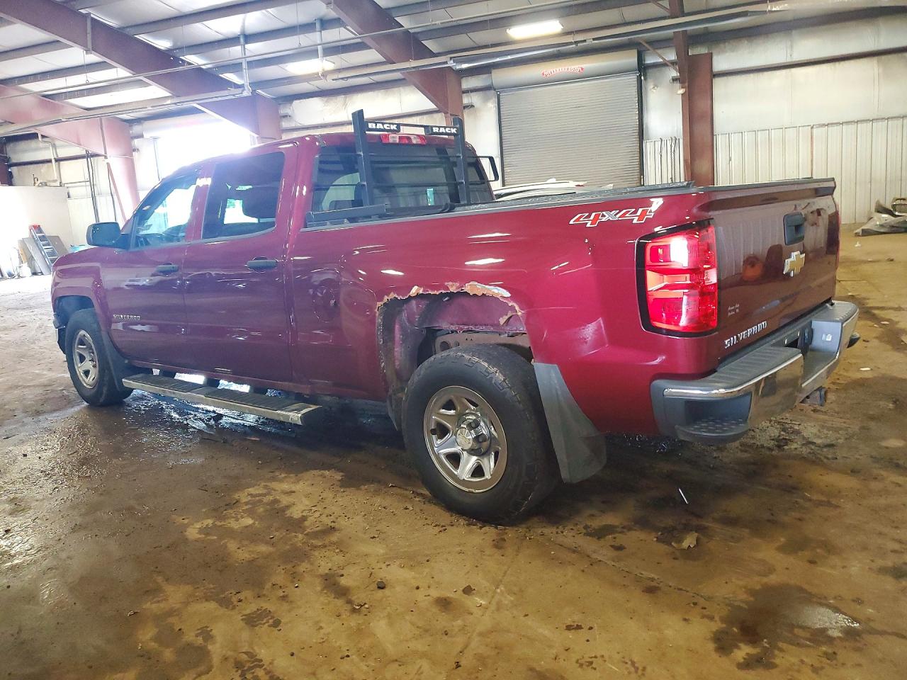 2014 Chevrolet Silverado K1500 Красный vin: 3GCUKPEC5EG327066