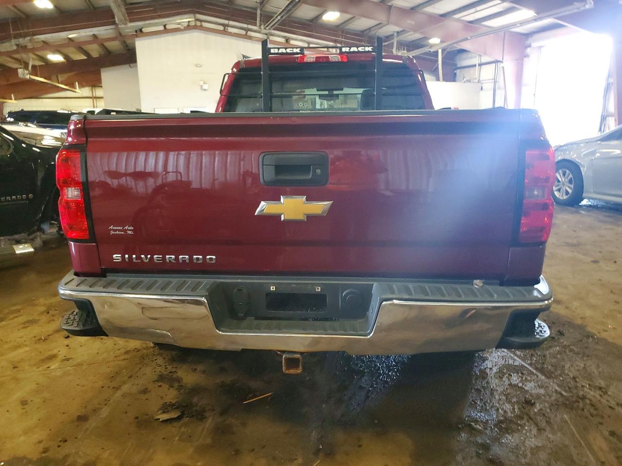 2014 Chevrolet Silverado K1500 Красный vin: 3GCUKPEC5EG327066