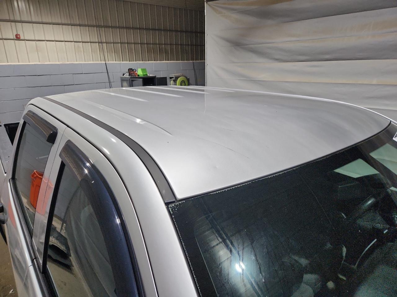 2014 Chevrolet Silverado K1500 Silver vin: 3GCUKPEC5EG346507 Damage: Roof, Dent(S) W/ Paint Dmg, 9 To 10 Inches