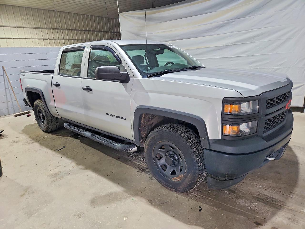 2014 Chevrolet Silverado K1500 Silver vin: 3GCUKPEC5EG346507