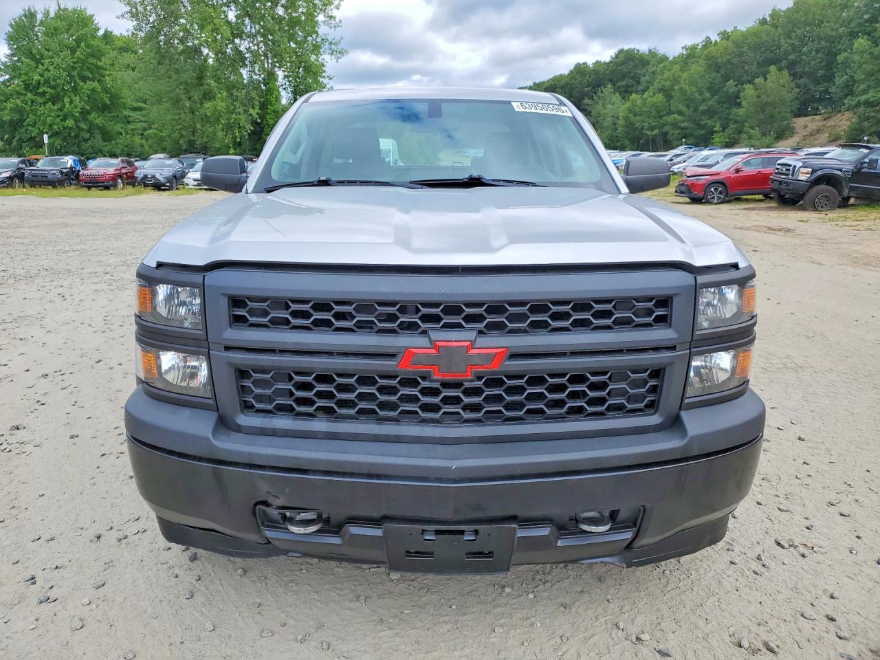2014 Chevrolet Silverado K1500 Silver vin: 3GCUKPEC5EG346507