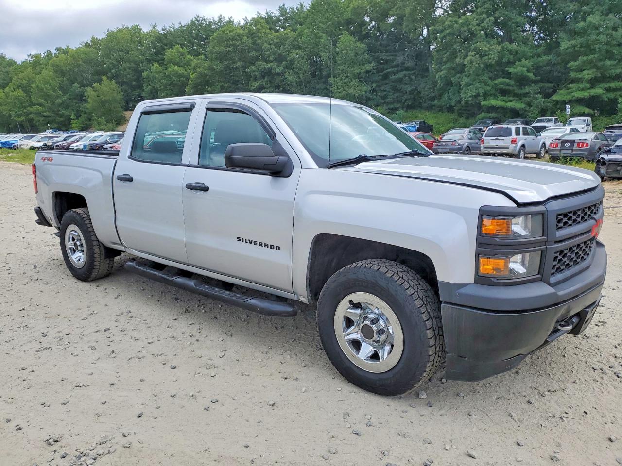 2014 Chevrolet Silverado K1500 Silver vin: 3GCUKPEC5EG346507