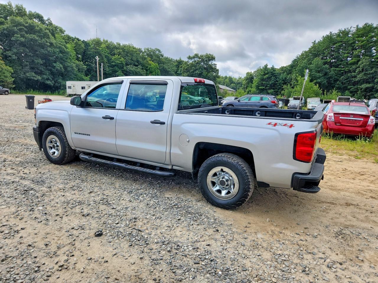 2014 Chevrolet Silverado K1500 Silver vin: 3GCUKPEC5EG346507