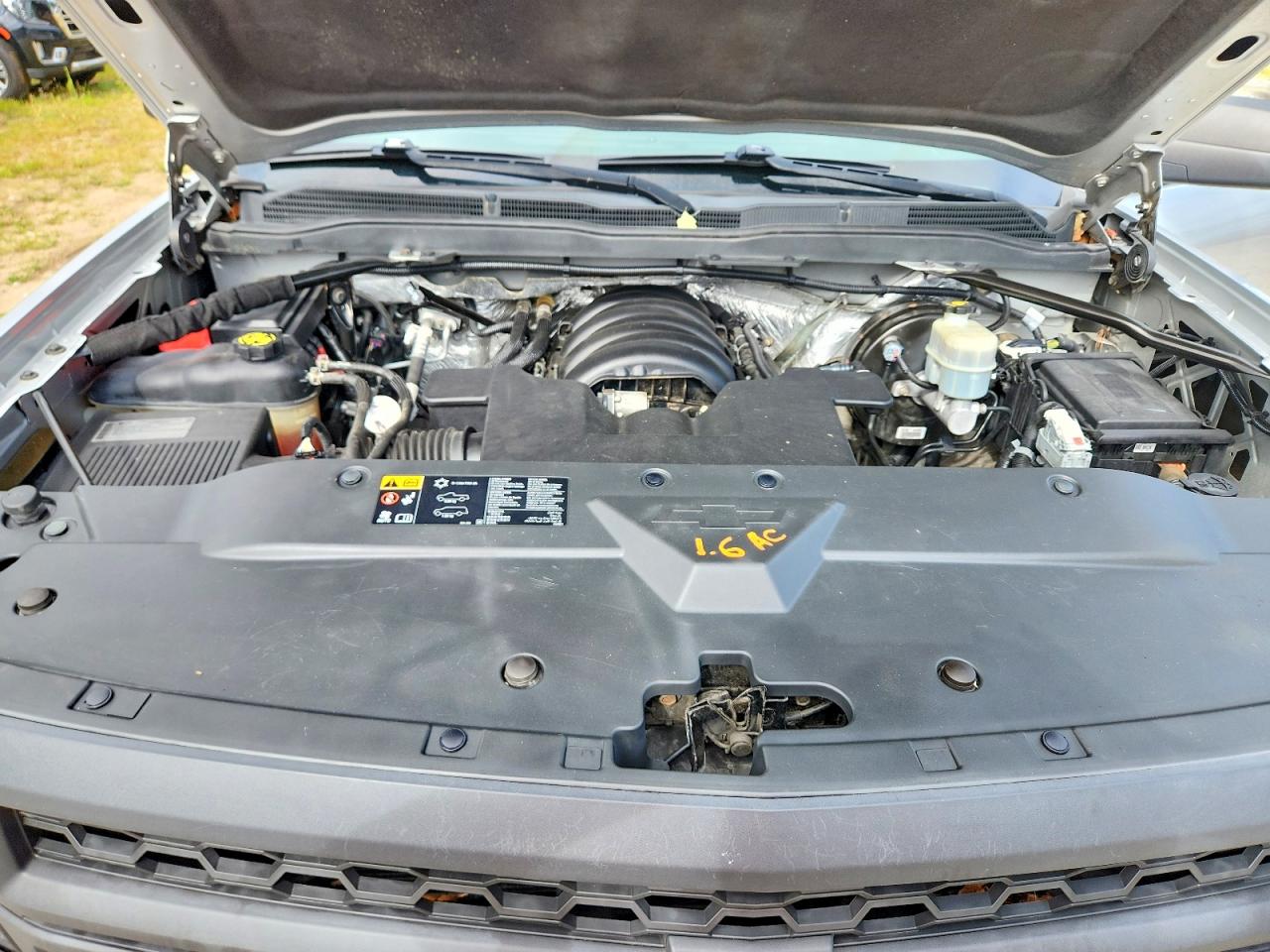 2014 Chevrolet Silverado K1500 Silver vin: 3GCUKPEC5EG346507