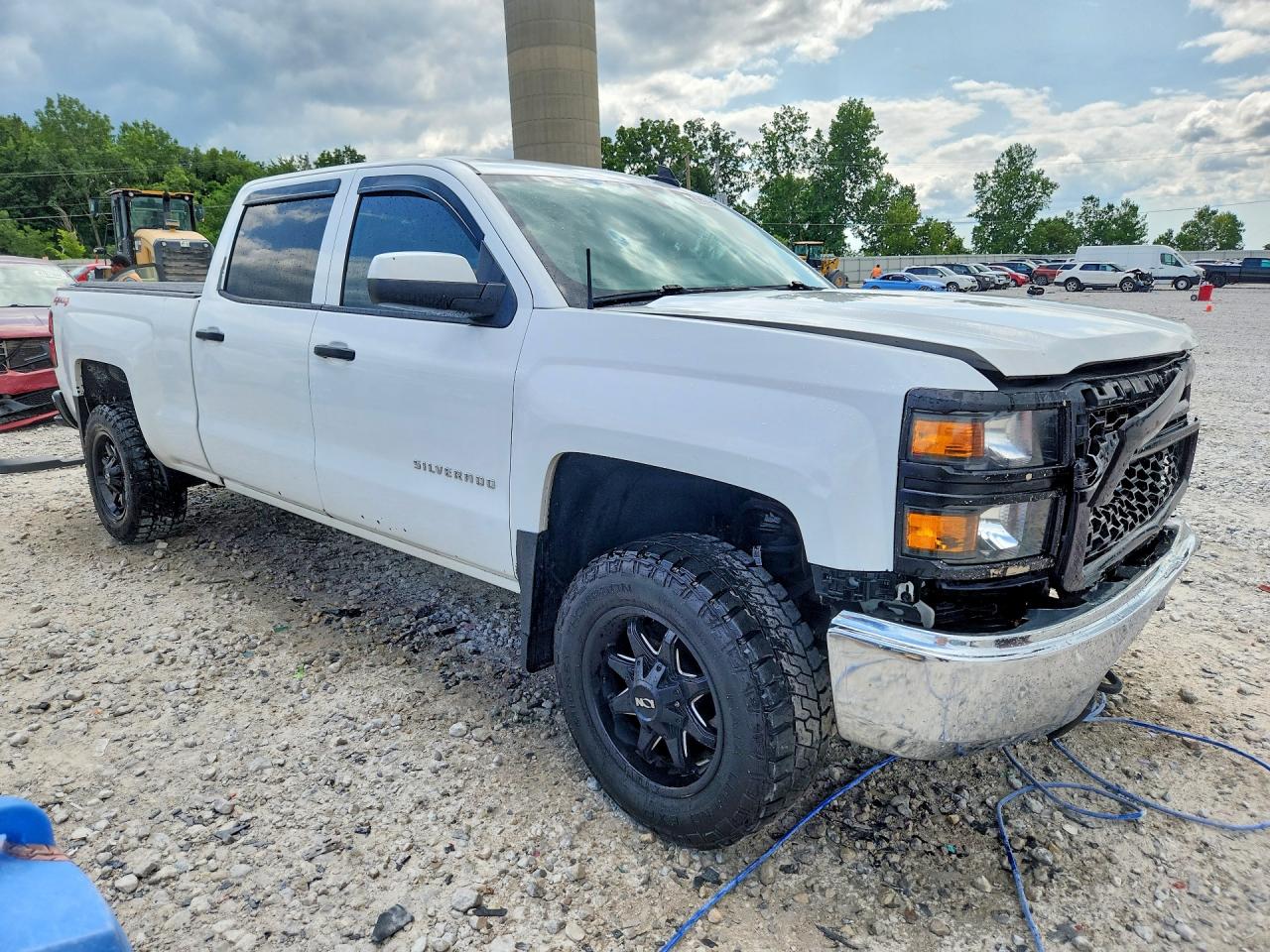 2015 Chevrolet Silverado K1500 White vin: 3GCUKPEC6FG421894