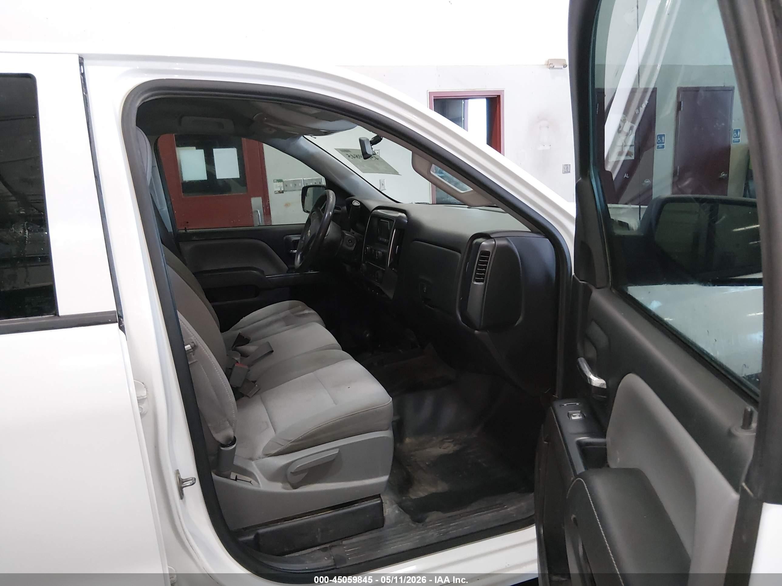 2015 Chevrolet Silverado 1500 Wt White vin: 3GCUKPEC6FG450991
