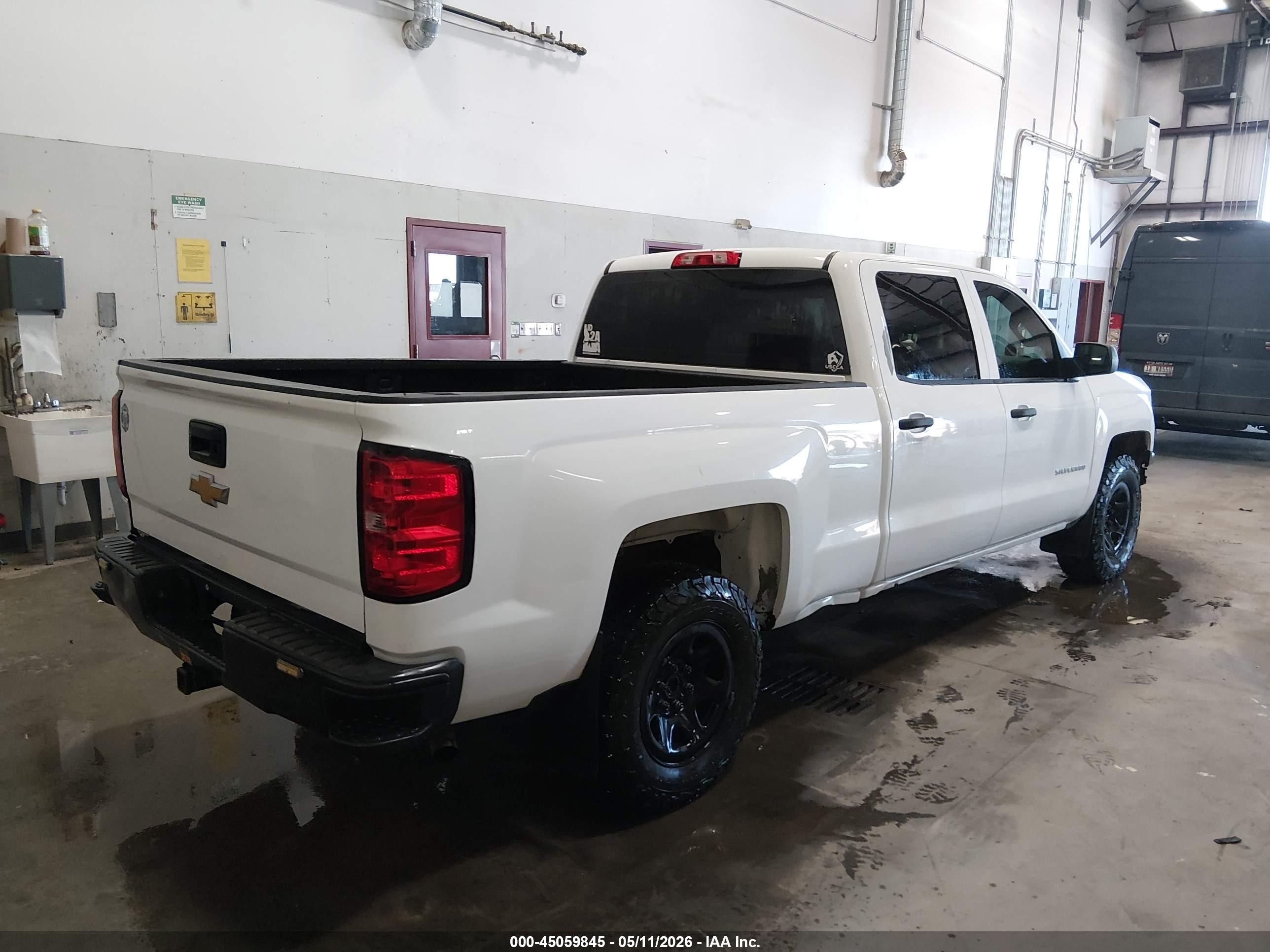 2015 Chevrolet Silverado 1500 Wt White vin: 3GCUKPEC6FG450991