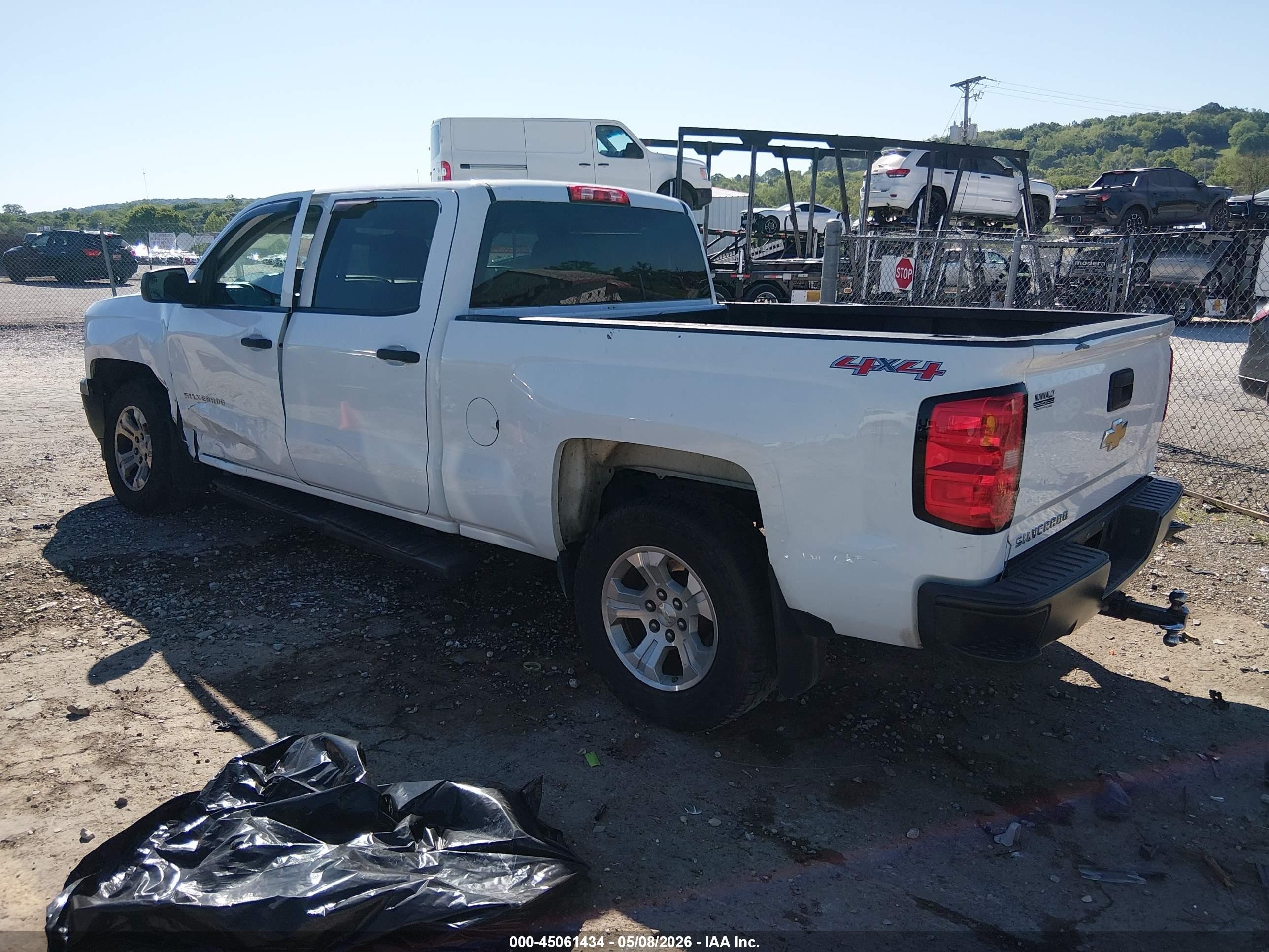2015 Chevrolet Silverado 1500 Wt White vin: 3GCUKPEC7FG254235