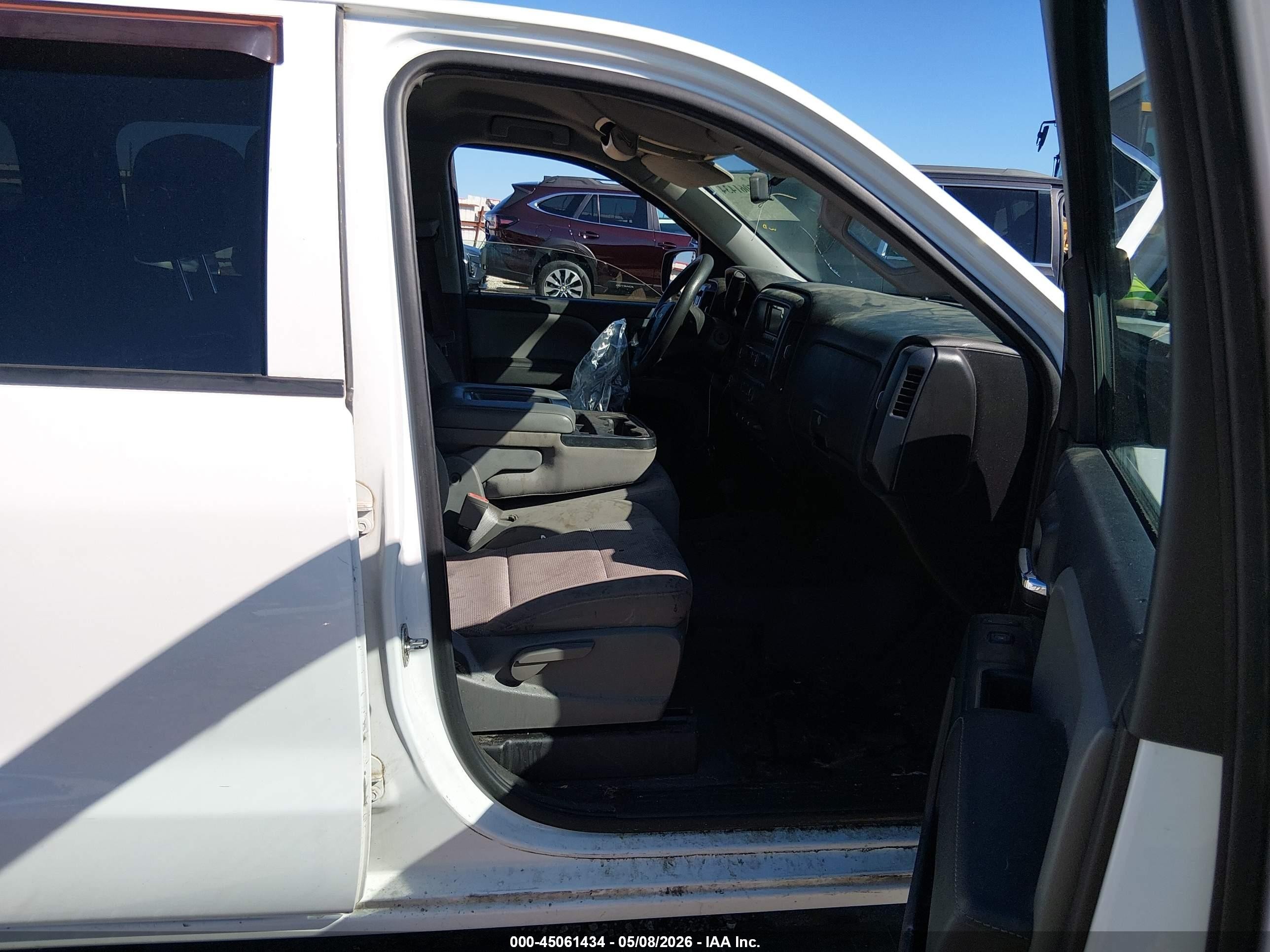 2015 Chevrolet Silverado 1500 Wt White vin: 3GCUKPEC7FG254235