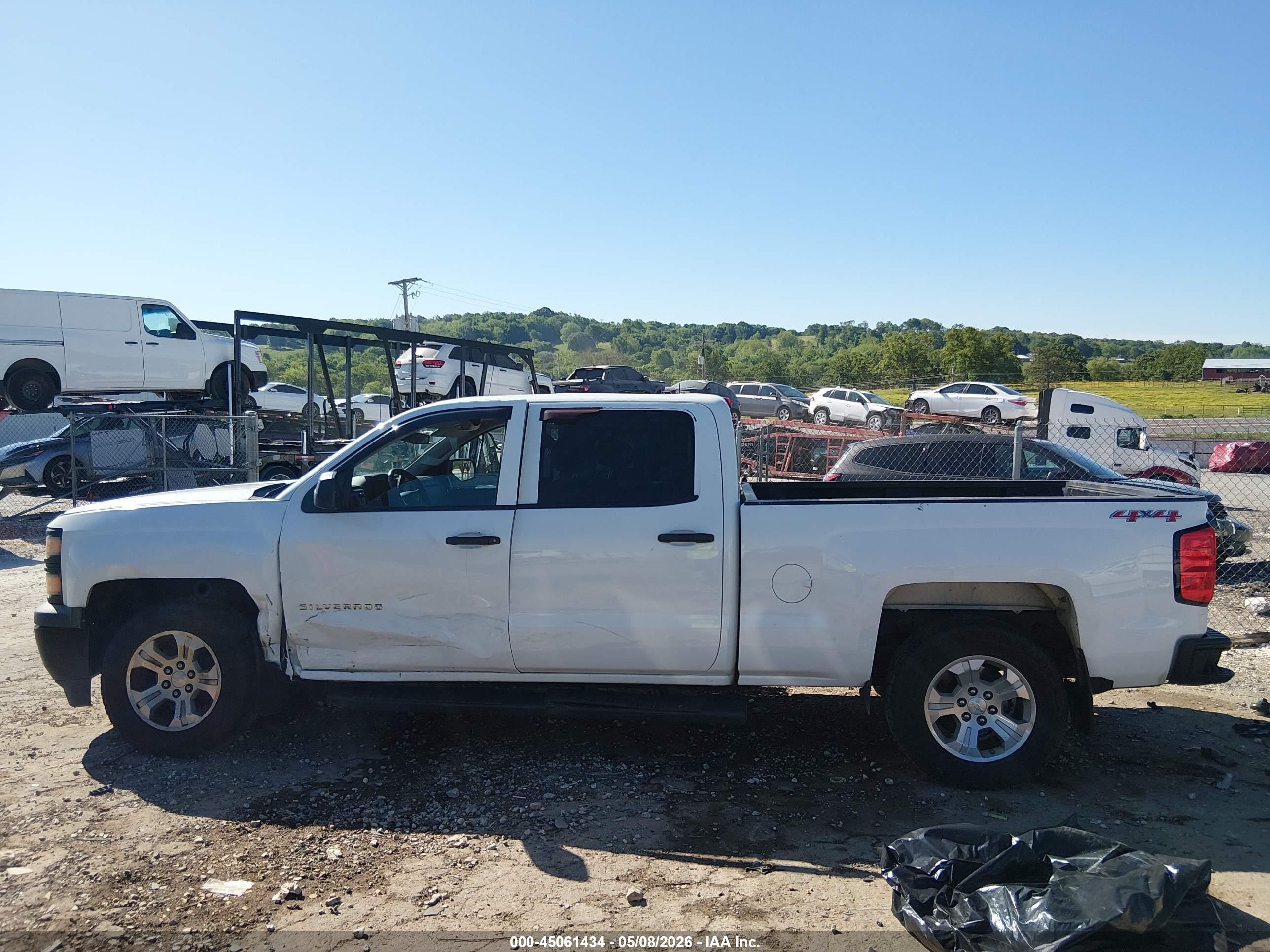 2015 Chevrolet Silverado 1500 Wt White vin: 3GCUKPEC7FG254235