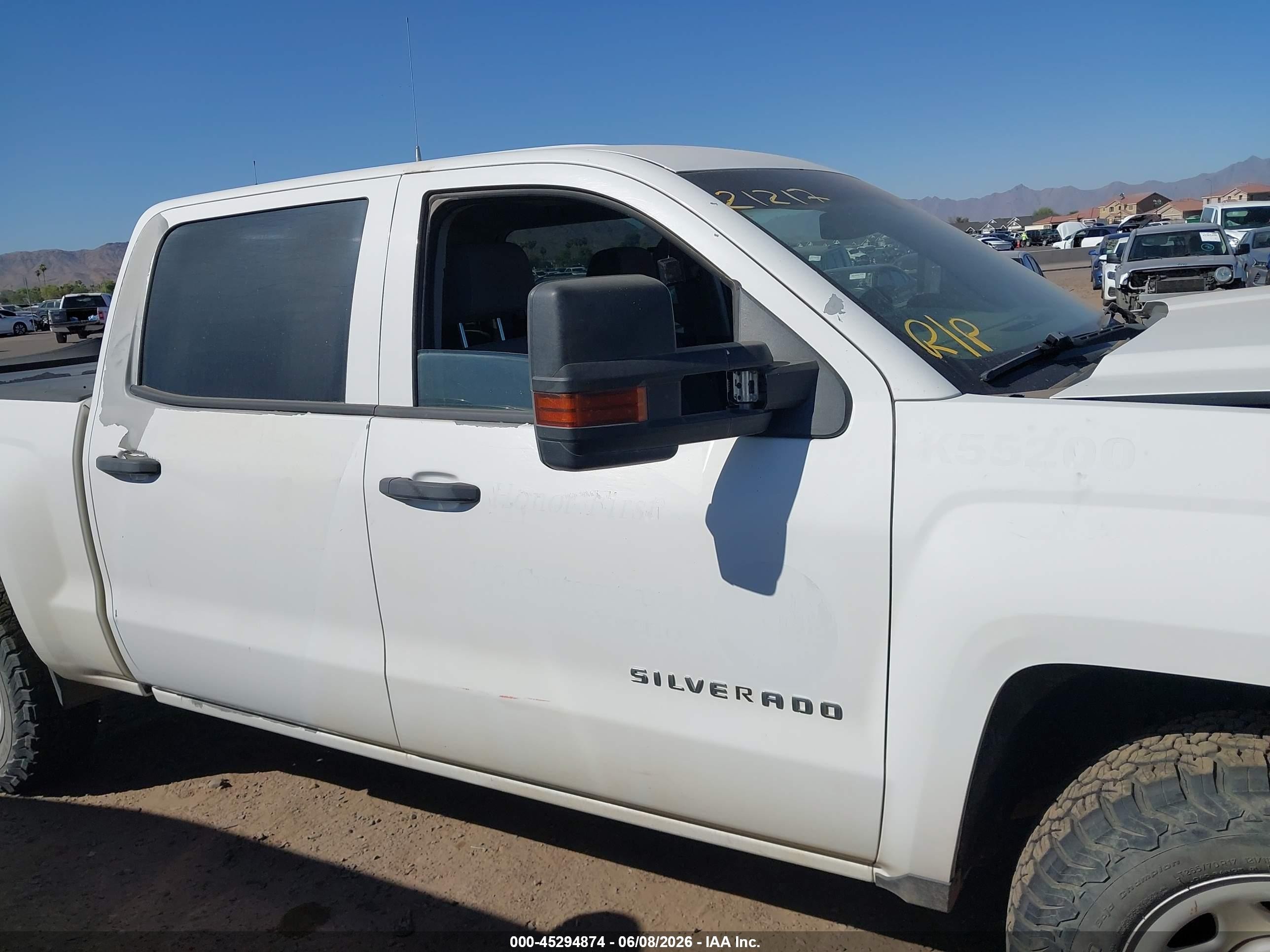 2015 Chevrolet Silverado 1500 Wt Белый vin: 3GCUKPEC8FG195972