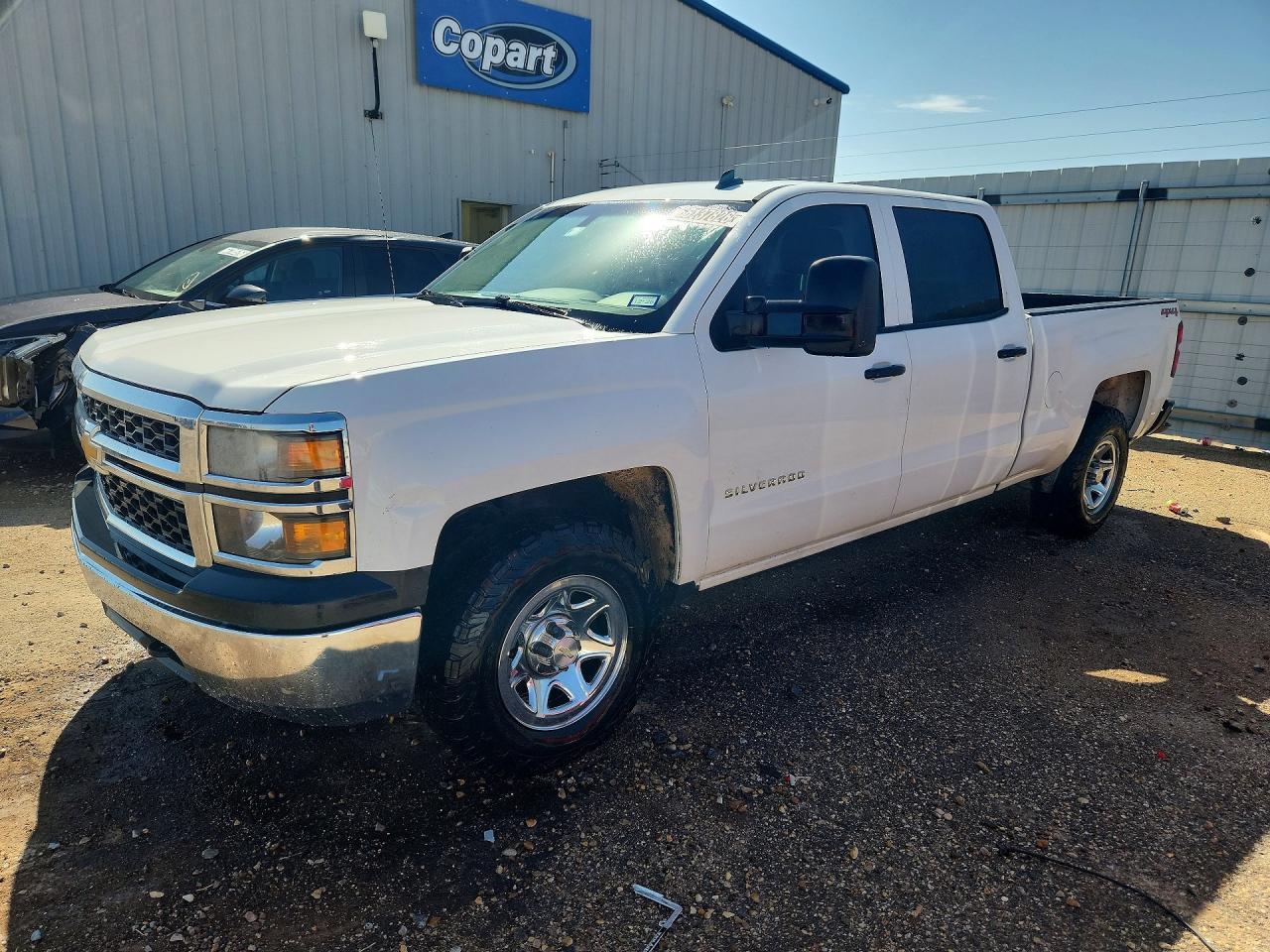 2014 Chevrolet Silverado K1500 White vin: 3GCUKPEC9EG423198