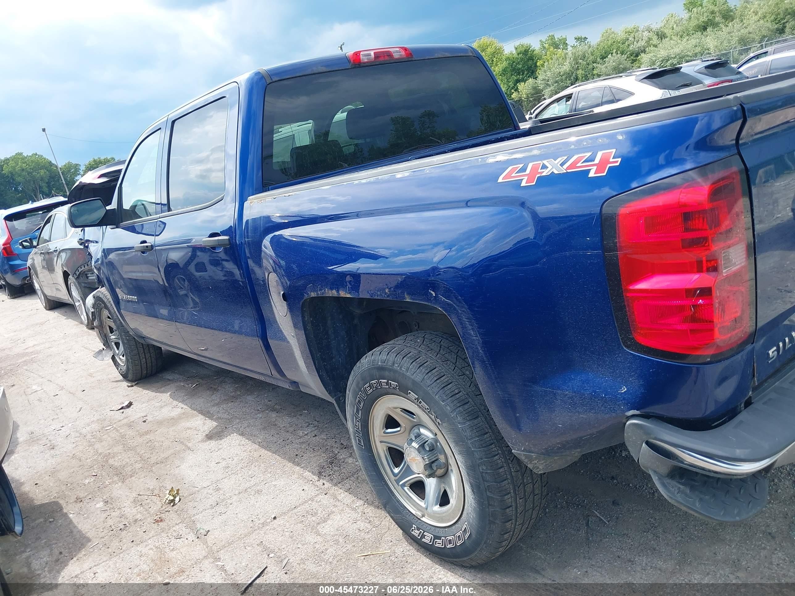 2014 Chevrolet Silverado 1500 Work Truck Синий vin: 3GCUKPEH0EG260811