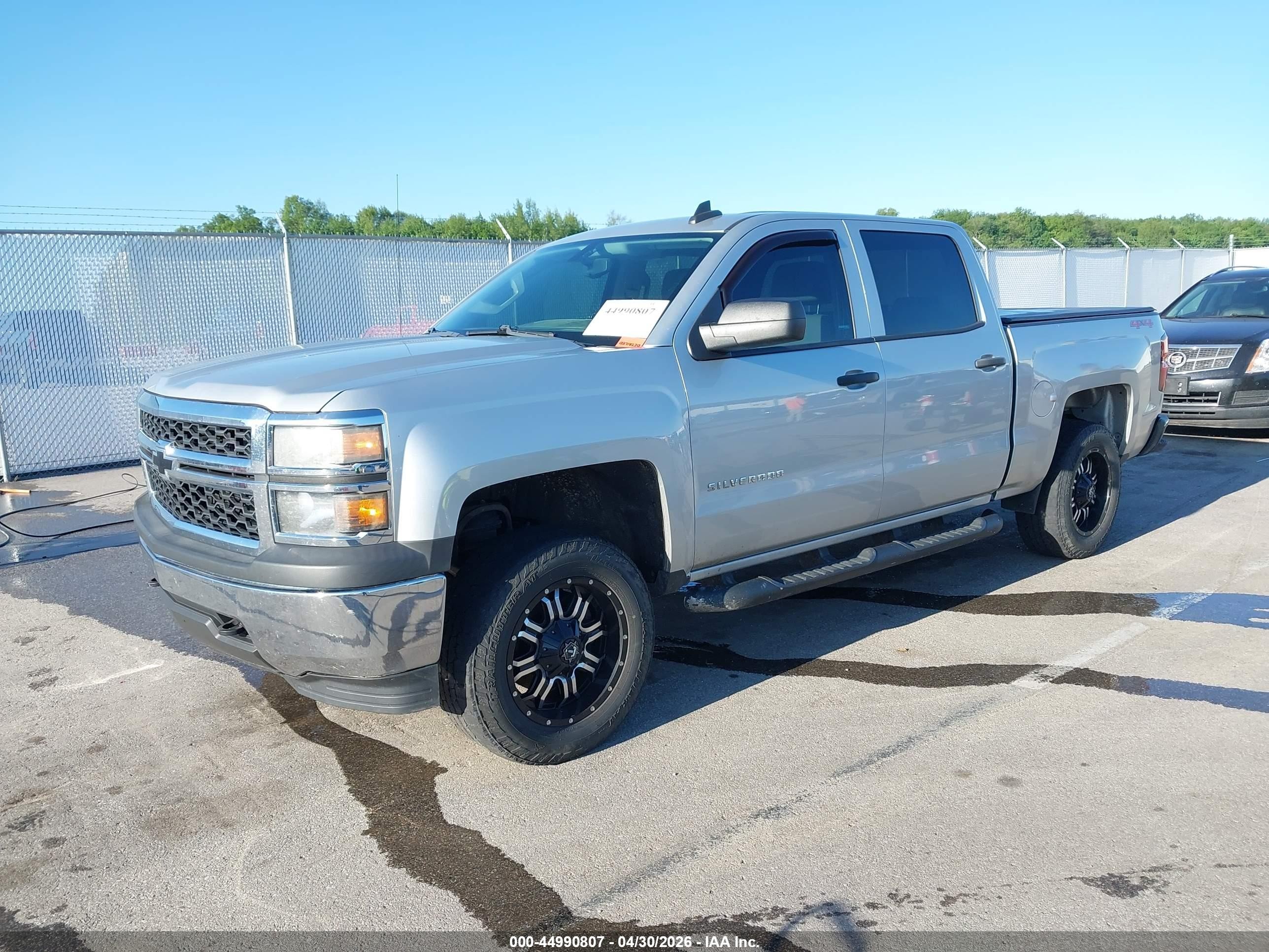 2015 Chevrolet Silverado 1500 Ls Silver vin: 3GCUKPEH1FG522630