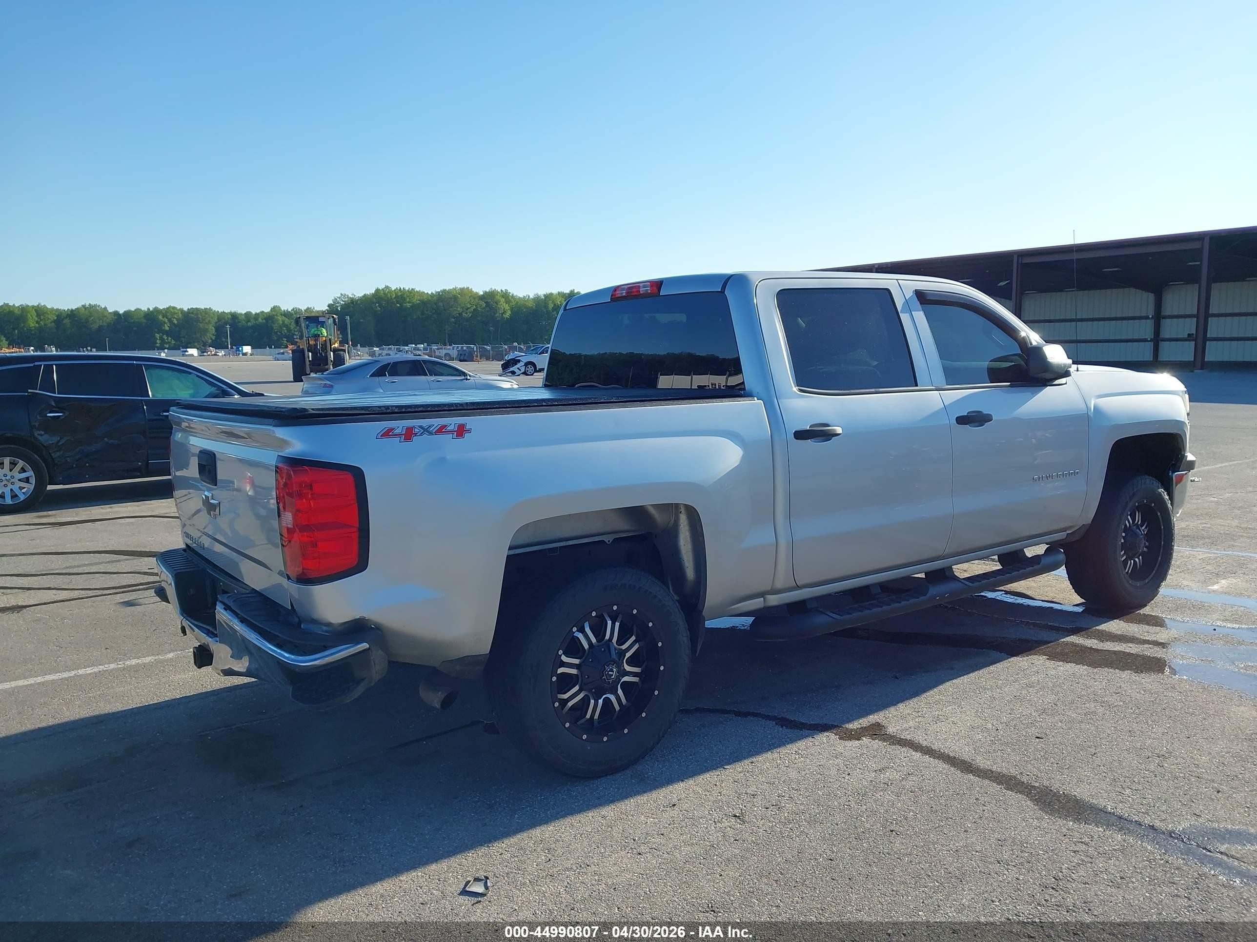 2015 Chevrolet Silverado 1500 Ls Silver vin: 3GCUKPEH1FG522630