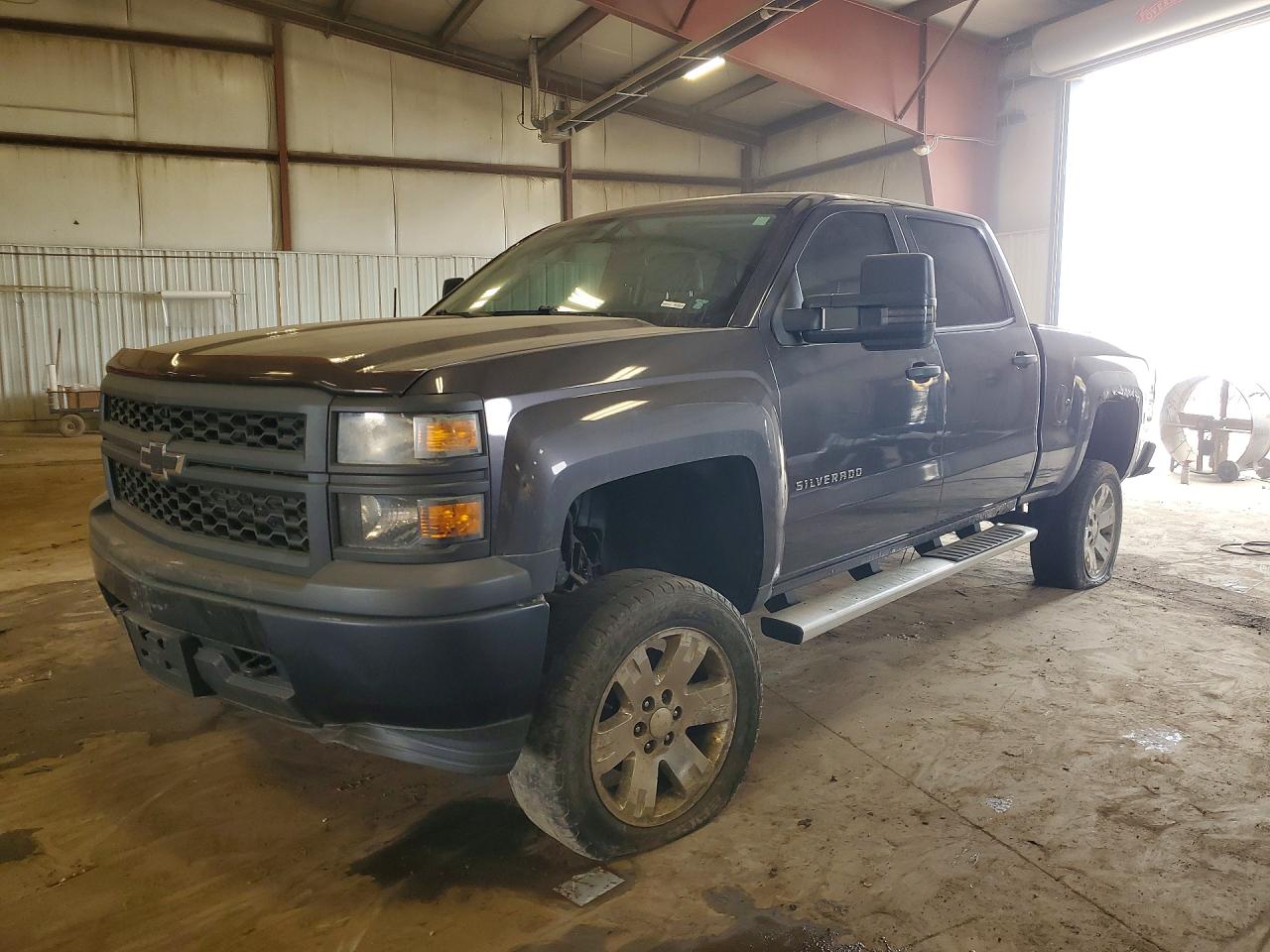2014 Chevrolet Silverado K1500 Gray vin: 3GCUKPEH2EG297634