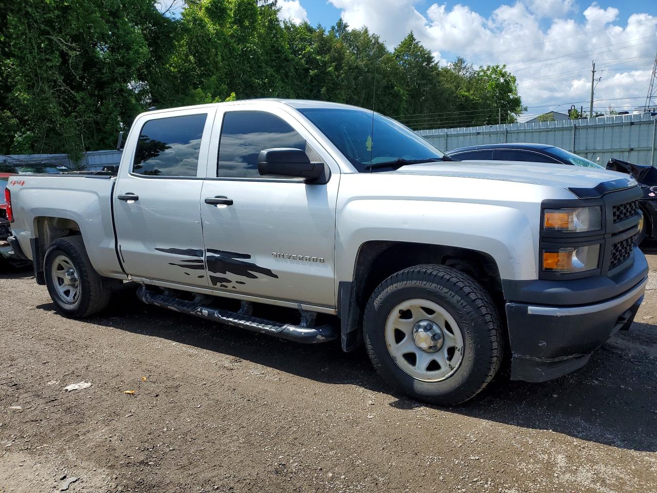 2015 Chevrolet Silverado K1500 Silver vin: 3GCUKPEH4FG120746