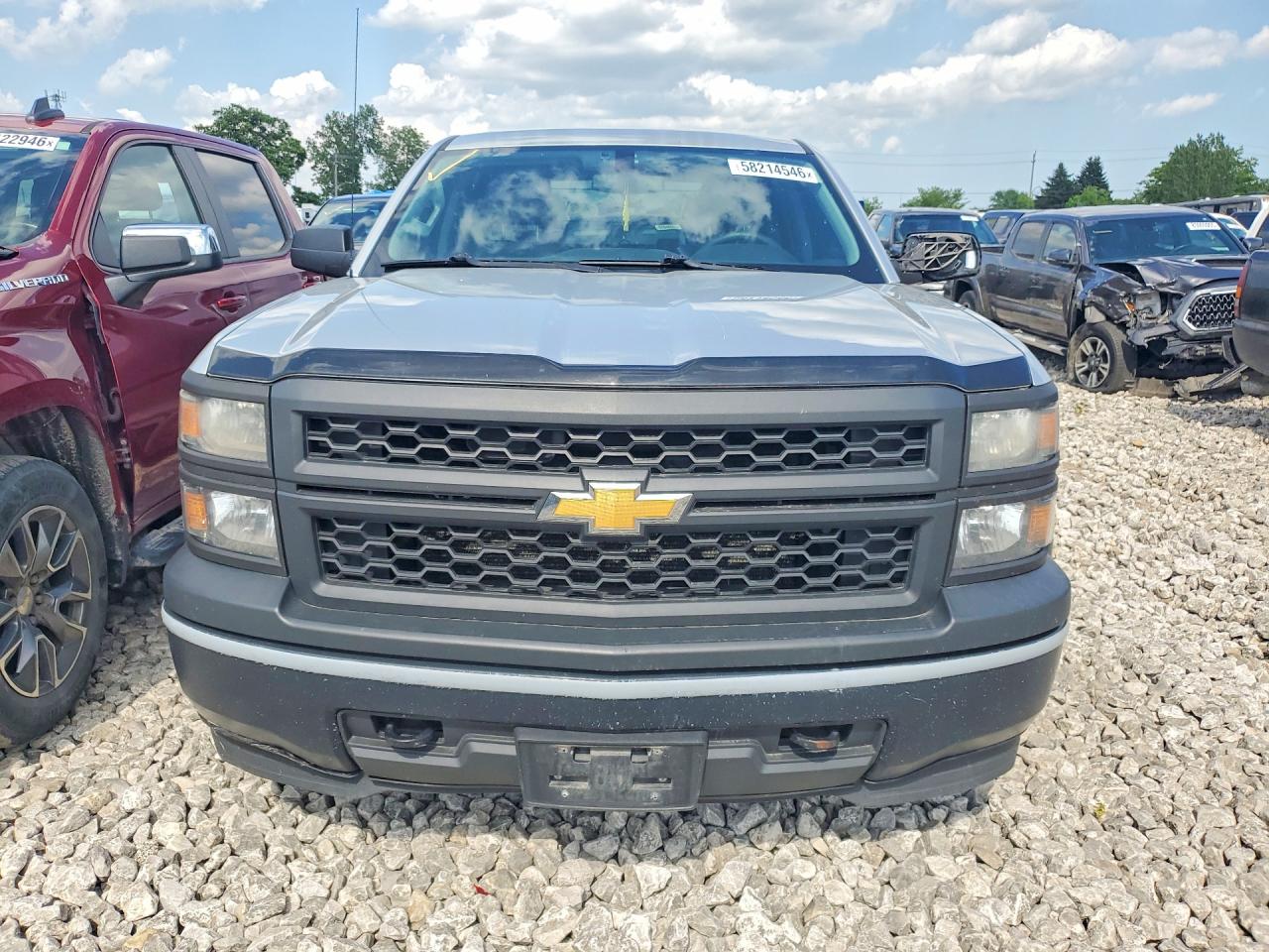 2015 Chevrolet Silverado K1500 Silver vin: 3GCUKPEH4FG120746