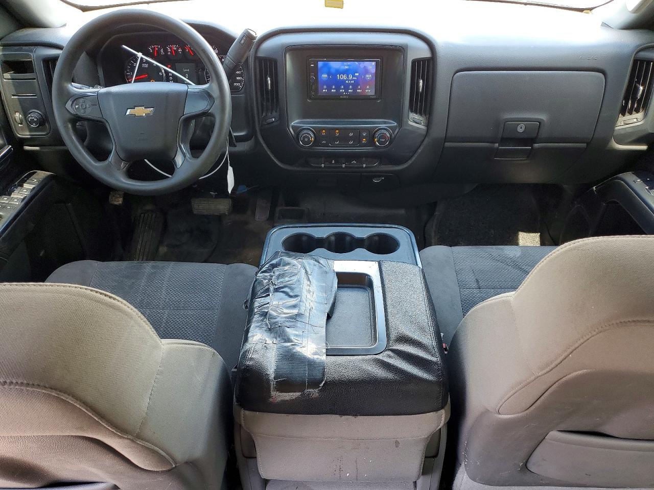 2015 Chevrolet Silverado K1500 Silver vin: 3GCUKPEH4FG120746