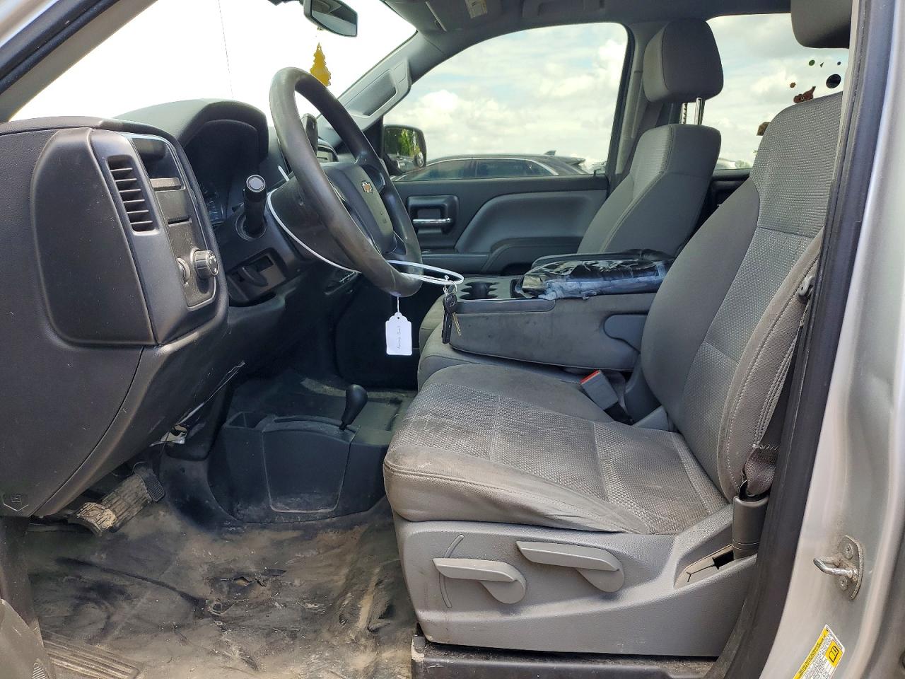 2015 Chevrolet Silverado K1500 Silver vin: 3GCUKPEH4FG120746