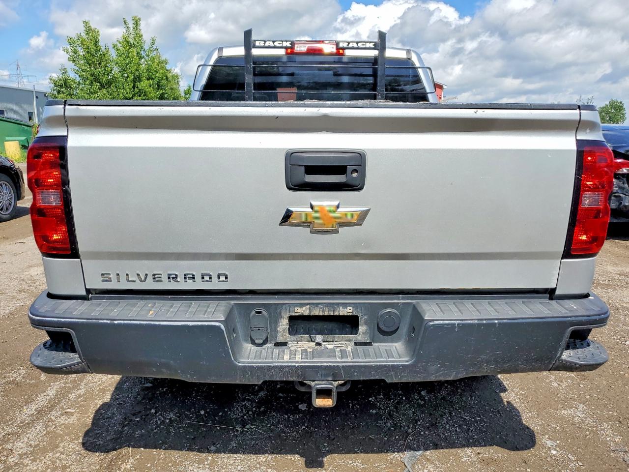 2015 Chevrolet Silverado K1500 Silver vin: 3GCUKPEH4FG120746