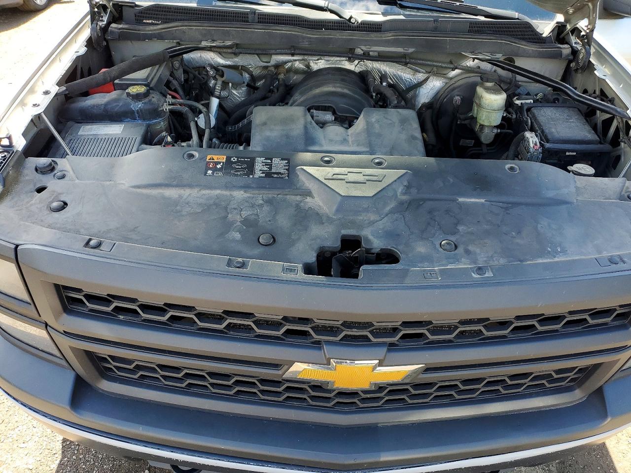 2015 Chevrolet Silverado K1500 Silver vin: 3GCUKPEH4FG120746