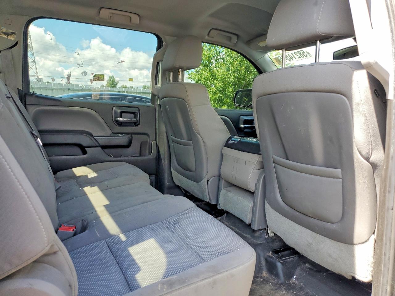 2015 Chevrolet Silverado K1500 Silver vin: 3GCUKPEH4FG120746