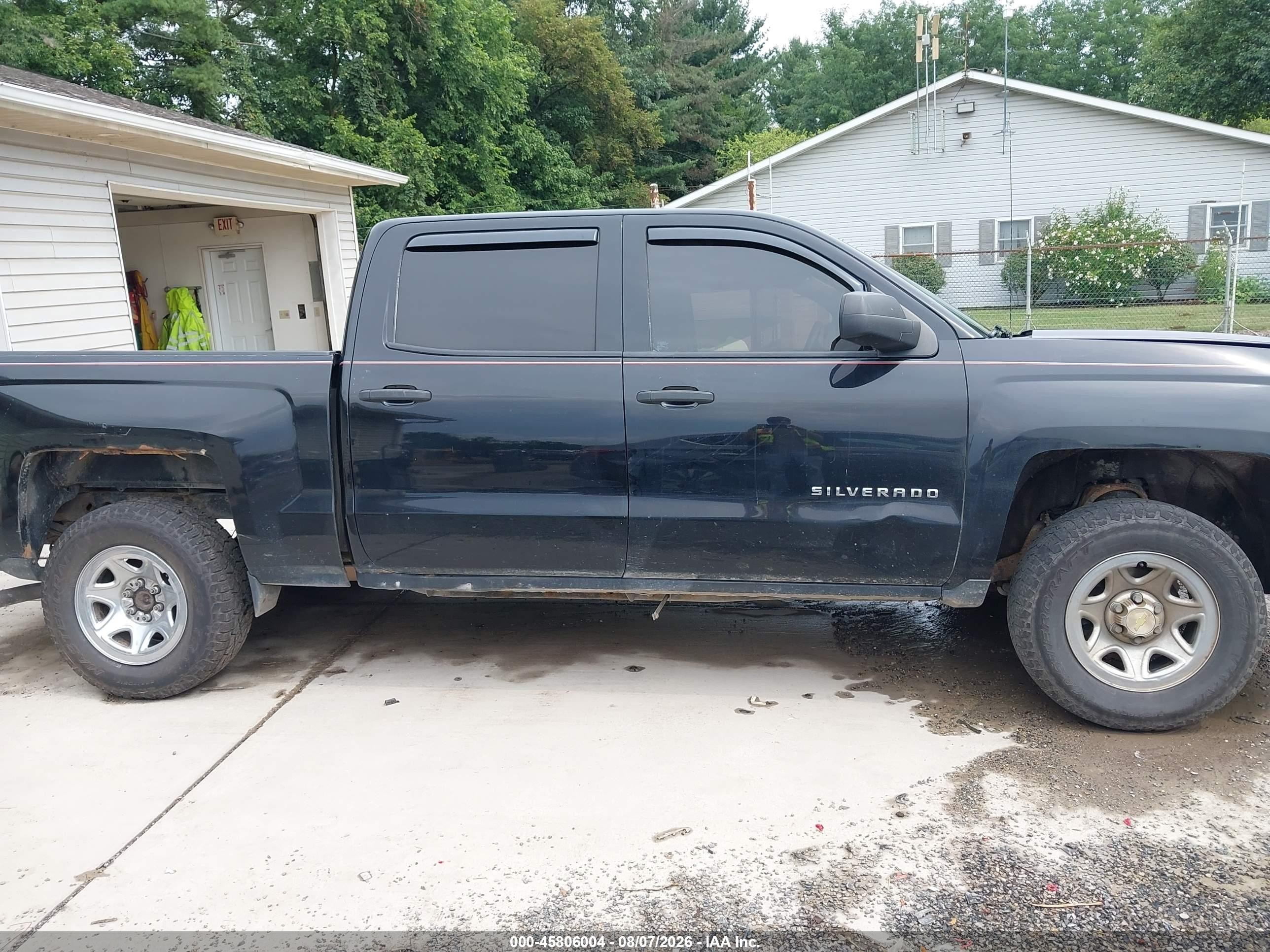 2014 Chevrolet Silverado 1500 Work Truck Black vin: 3GCUKPEH5EG311199
