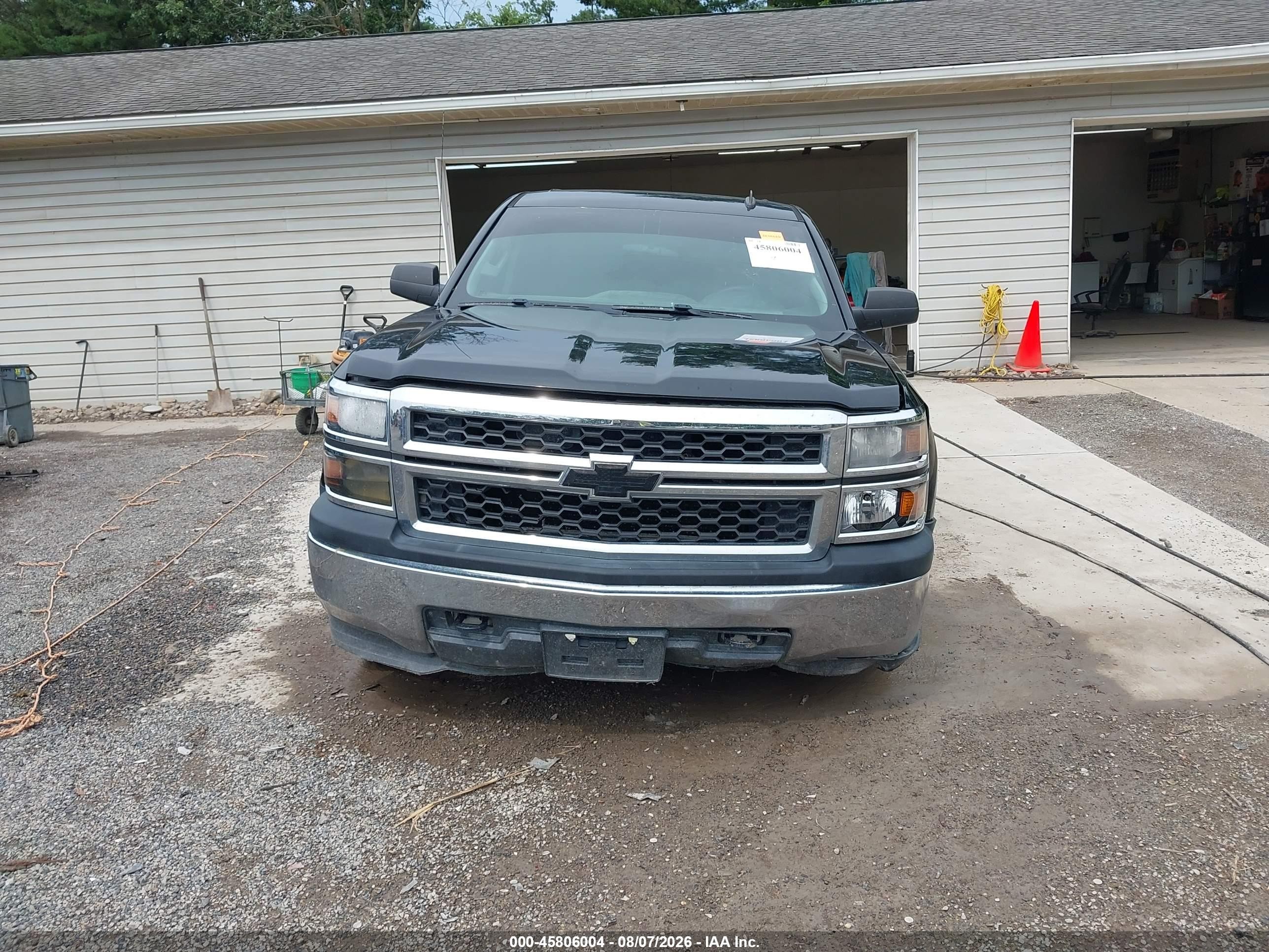 2014 Chevrolet Silverado 1500 Work Truck Black vin: 3GCUKPEH5EG311199
